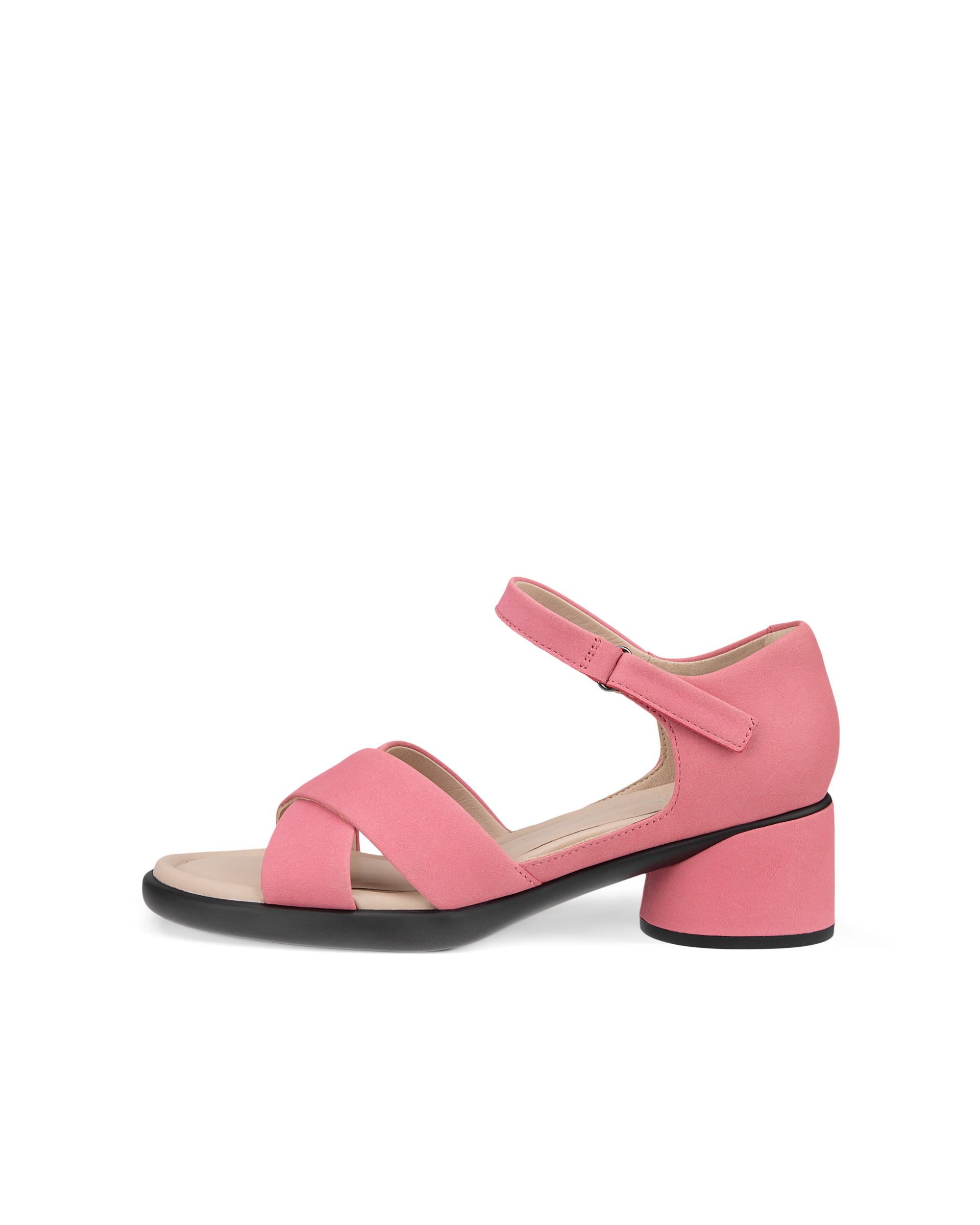 ECCO® Sculpted Sandal LX 35 højhælet sandaler i nubuck til damer - Pink - Outside