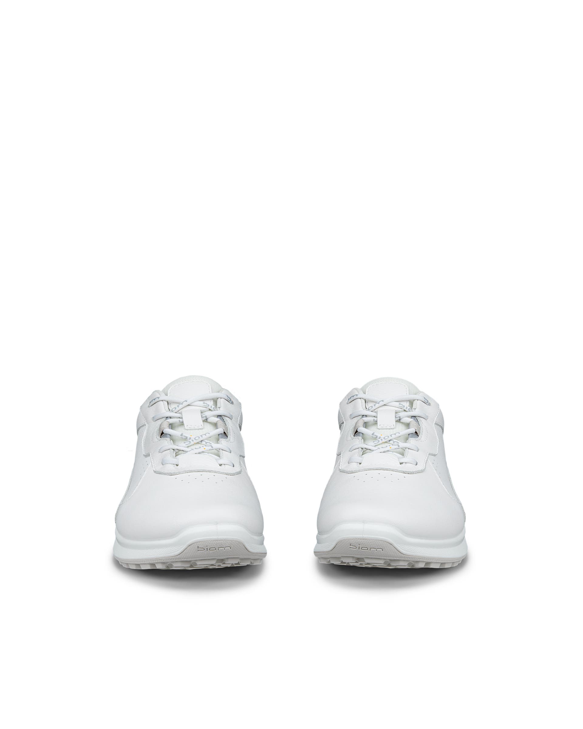 ECCO® BIOM ENERGI sneakers i læder til damer - Hvid - Front pair