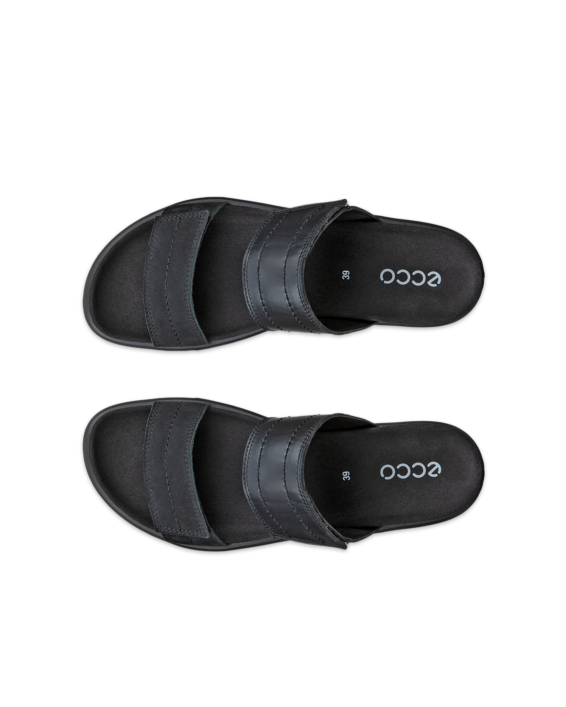 ECCO Soft Sandal — Black