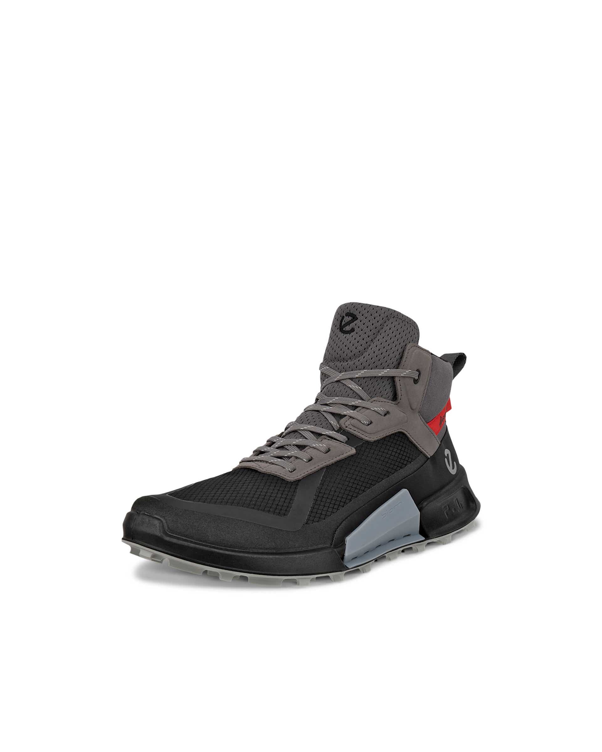 Men's ECCO® Biom 2.1 X Mountain Textile Gore-Tex High-Top Hiking Sneaker - Black - Main