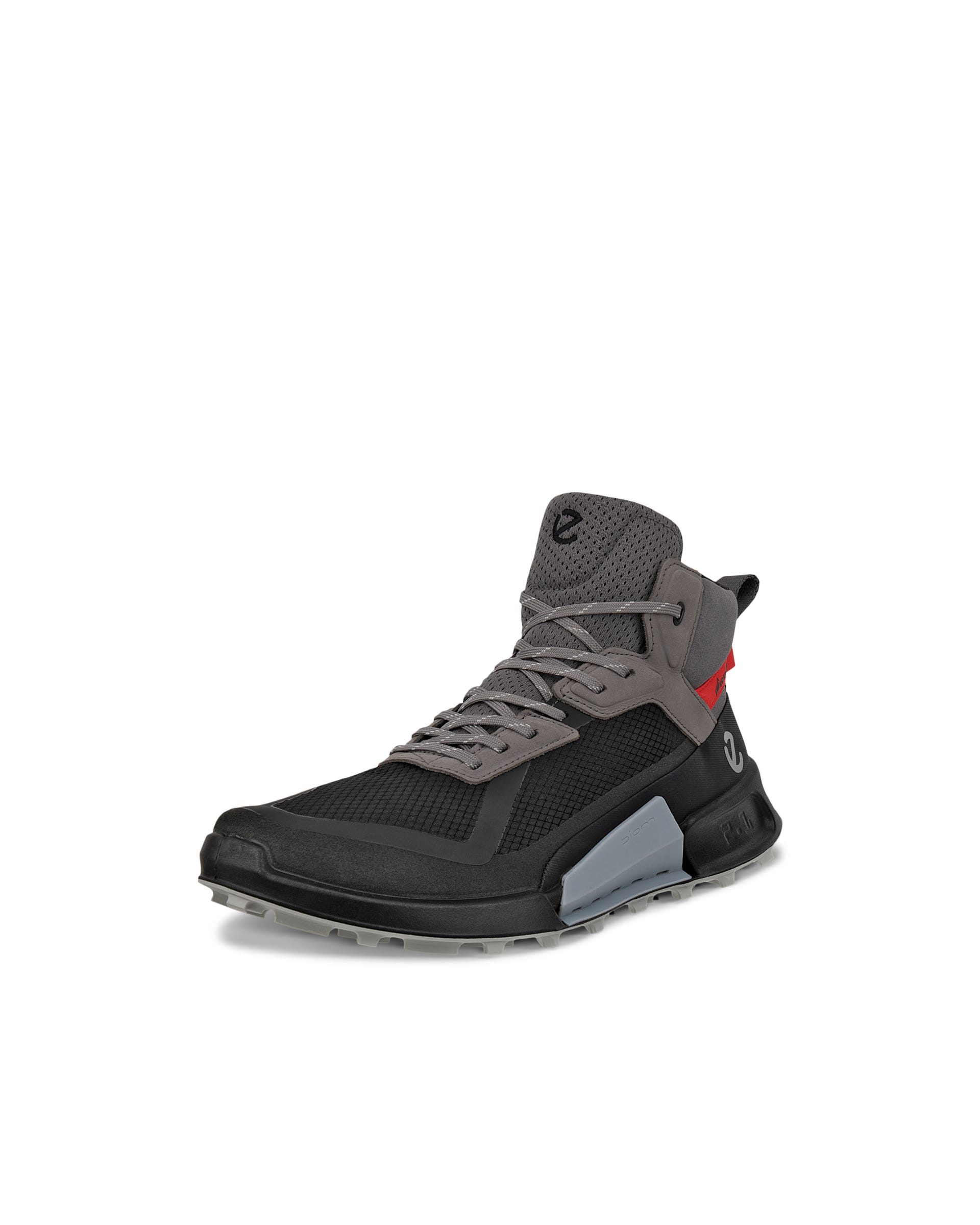 Men's ECCO® Biom 2.1 X Mountain Textile Gore-Tex High-Top Hiking Sneaker - Black - Main
