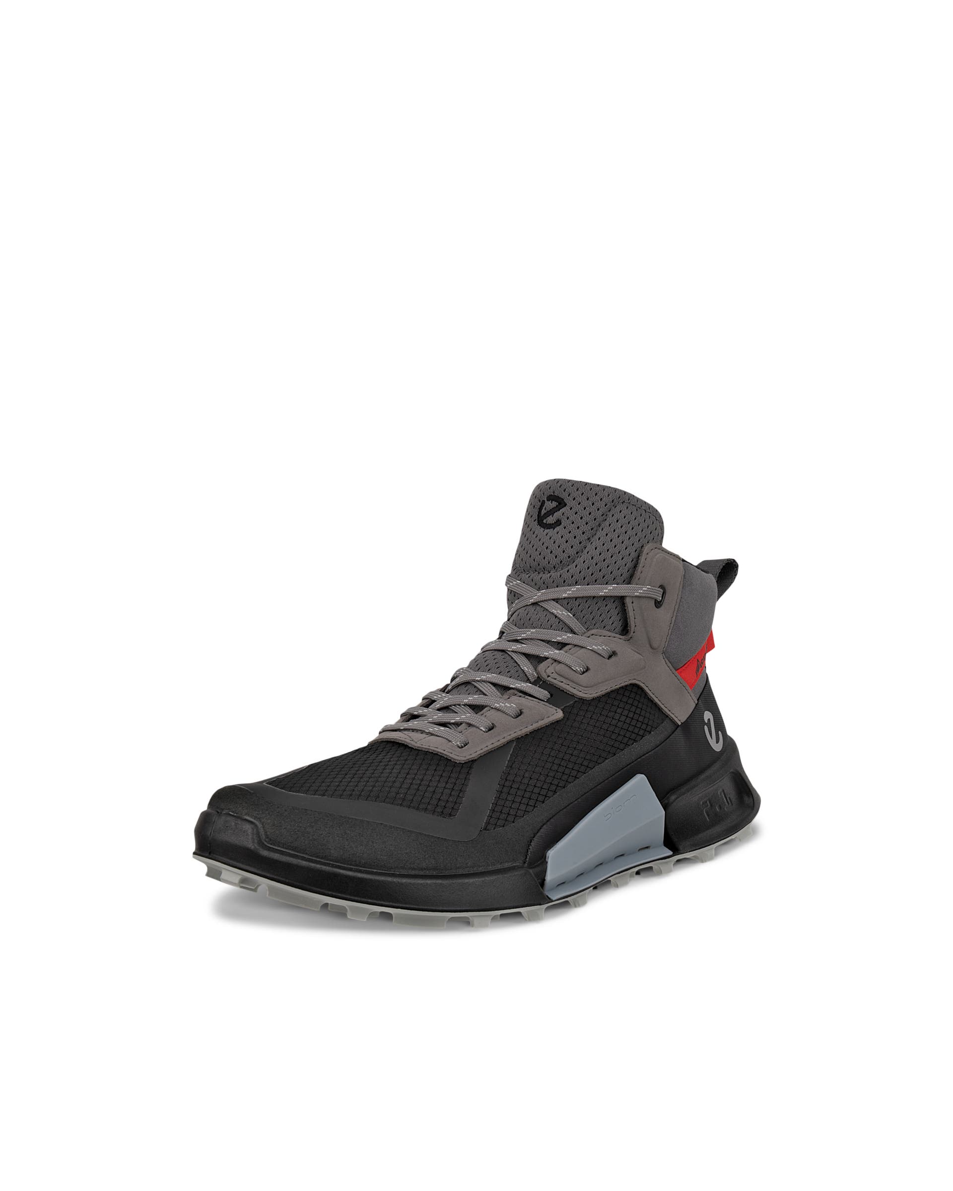 Men's ECCO® Biom 2.1 X Mountain Textile Gore-Tex High-Top Hiking Sneaker - Black - Main