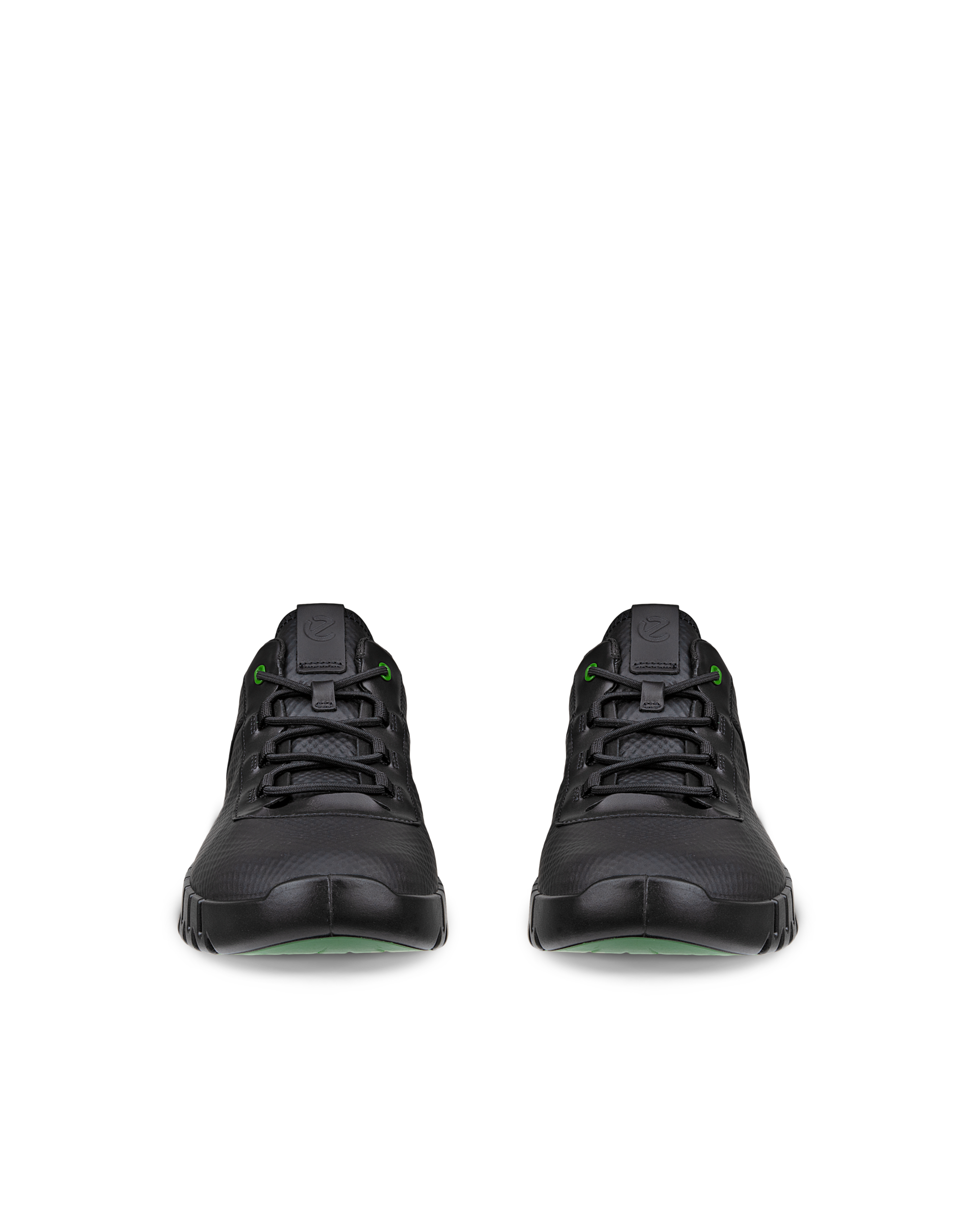 ECCO Gruuv Optical メンズ レザースニーカー | ブラック