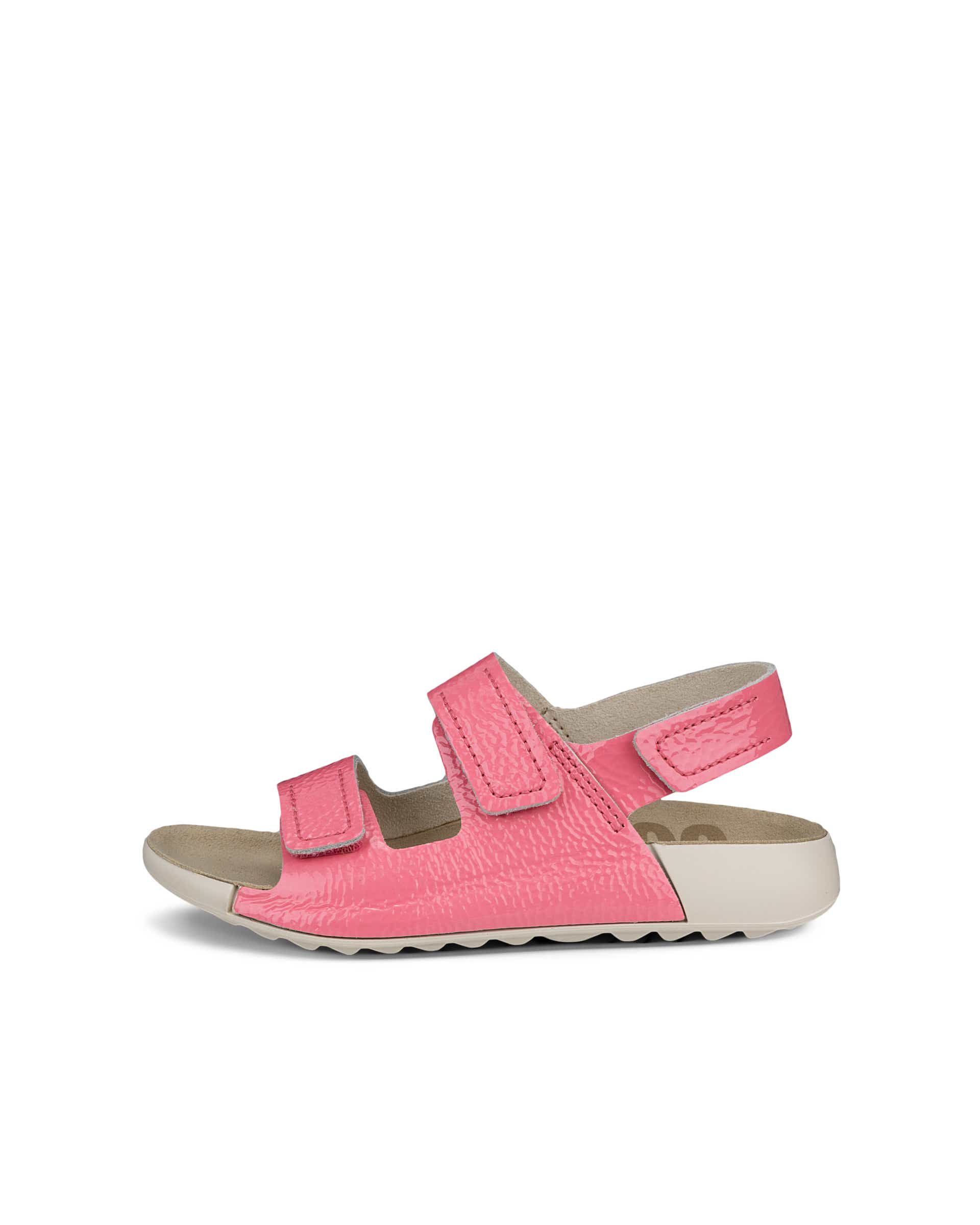 ECCO® Cozmo Kinder Ledersandale mit zwei Riemen - Rosa - Outside