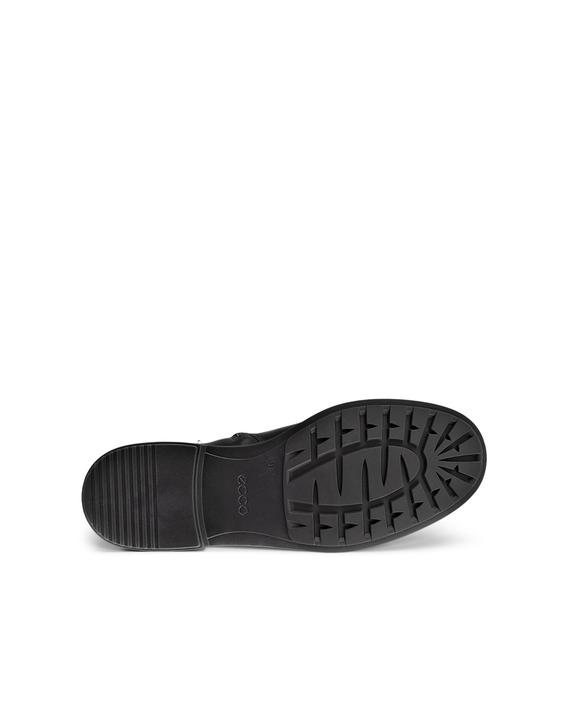 Women's ECCO® Metropole Amsterdam Leather High-Cut Boot - Black - Sole