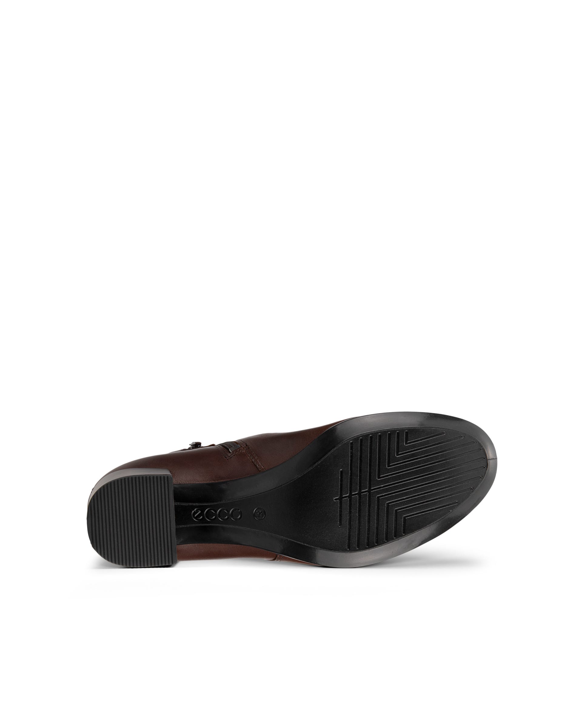 Women's ECCO® Dress Classic 35 Leather Ankle Boot - Brown - Sole