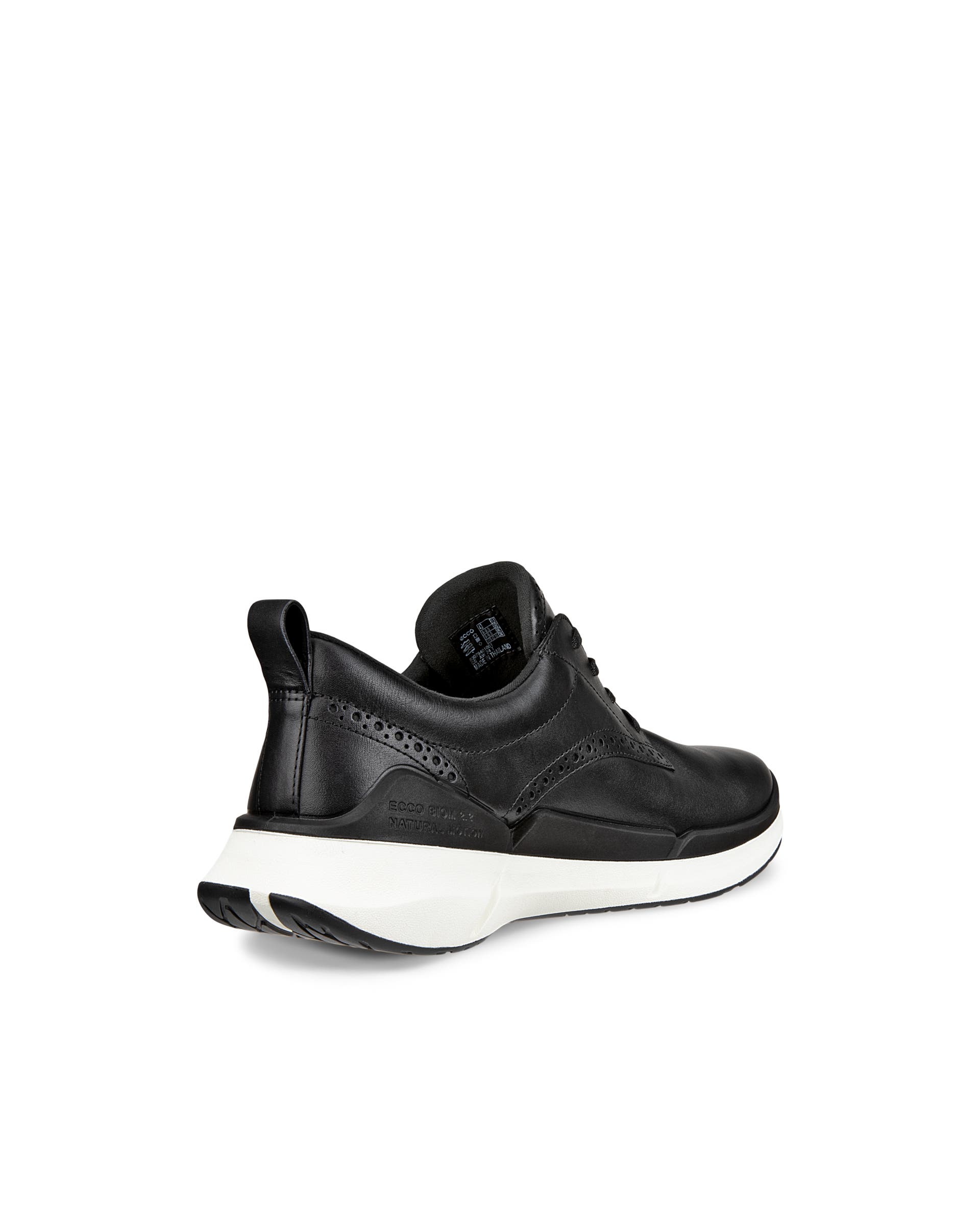 Men's ECCO® Biom 2.2 Leather Sneaker - Black - Back