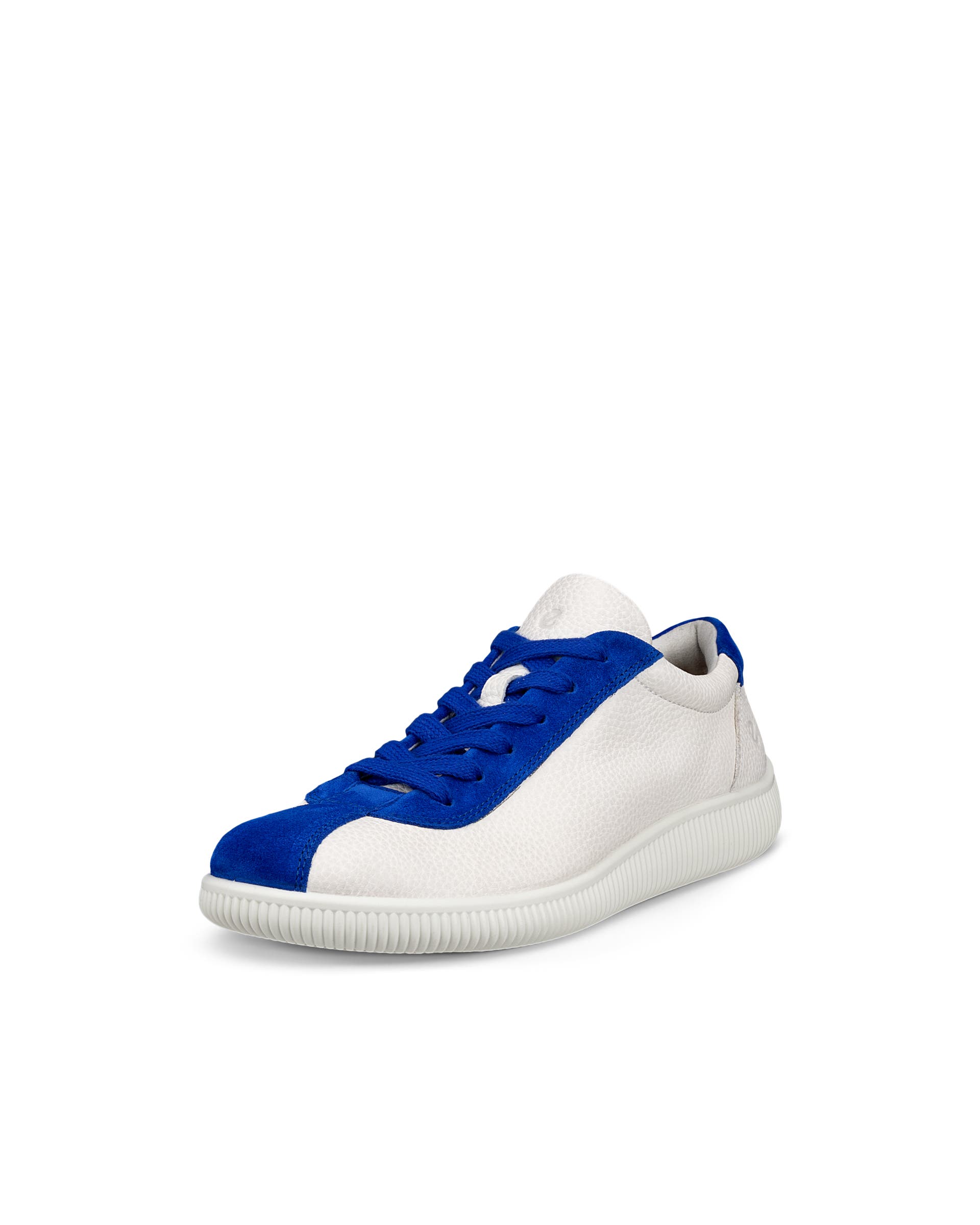 ECCO Soft Zero WOMEN ウィメンズ レザースニーカー - ブルー - Main