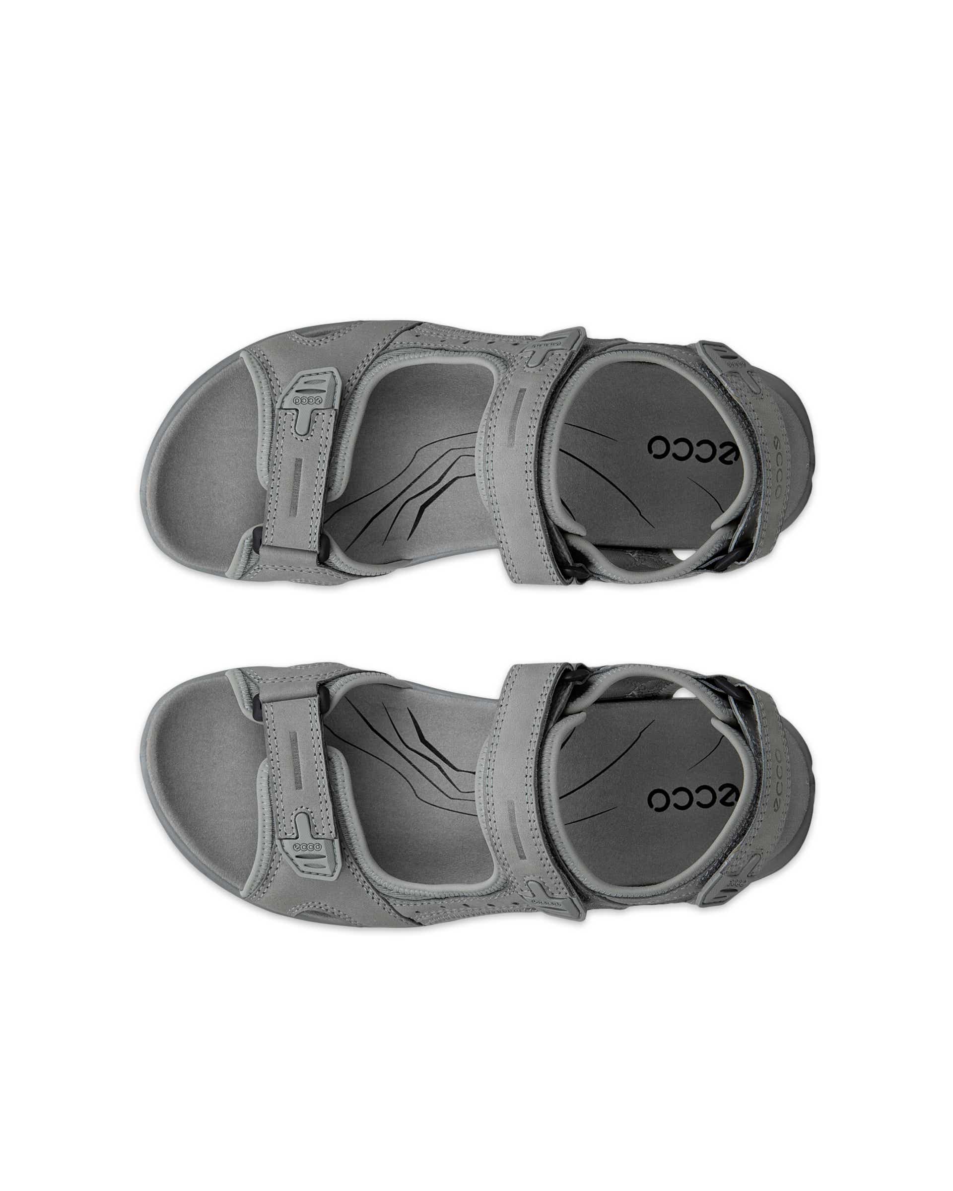 Sandálias exterior nobuck homem ECCO® Offroad - Cinzento - Top left pair