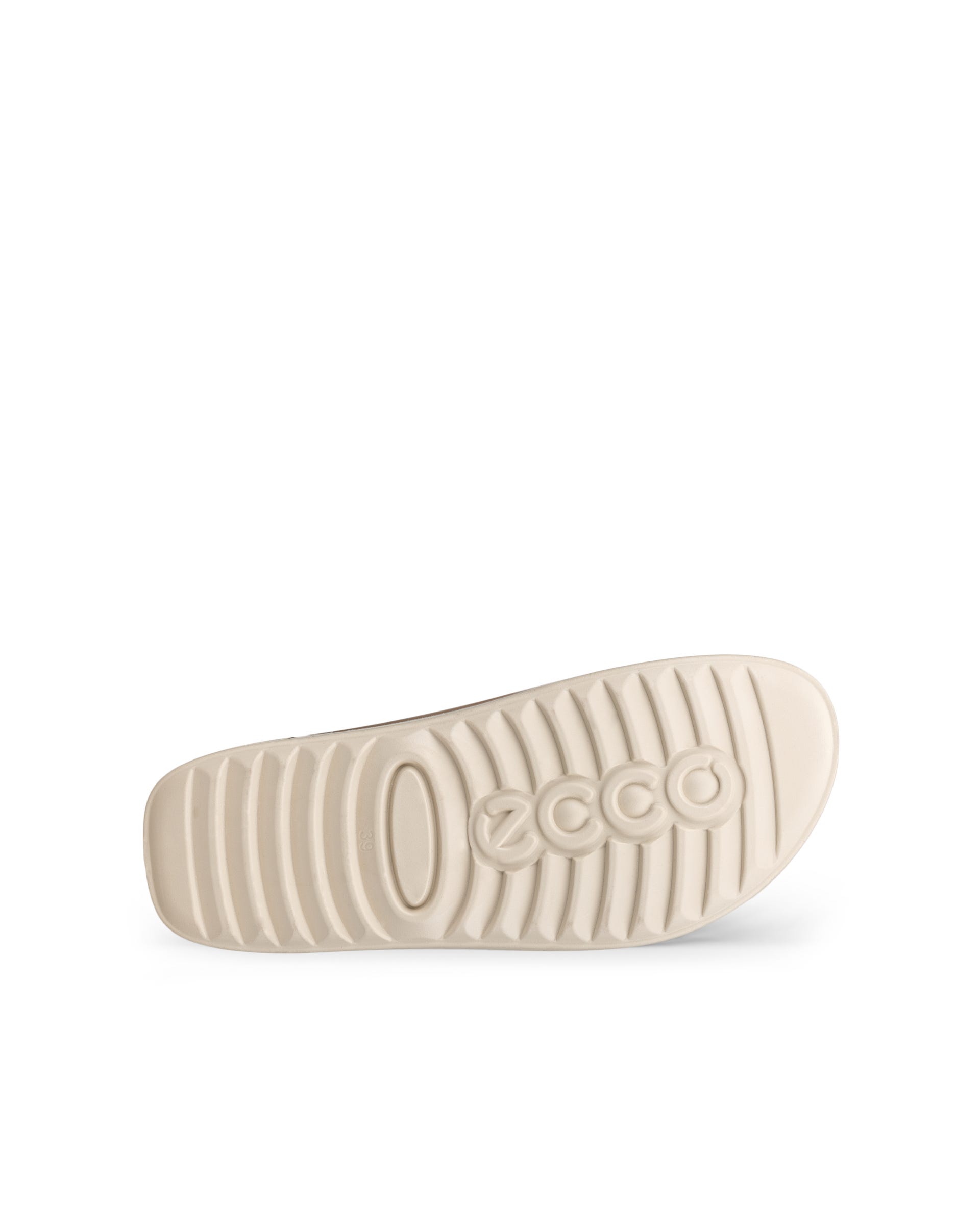 Dámské kožené páskové sandály ECCO® Cozmo - Béžová - Sole