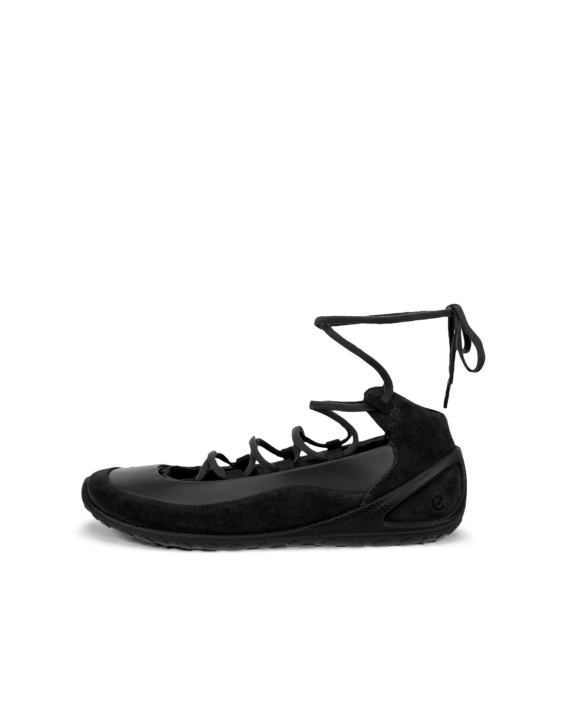 ECCO® BIOM LITE ballerines en cuir pour femme - Noir - Outside