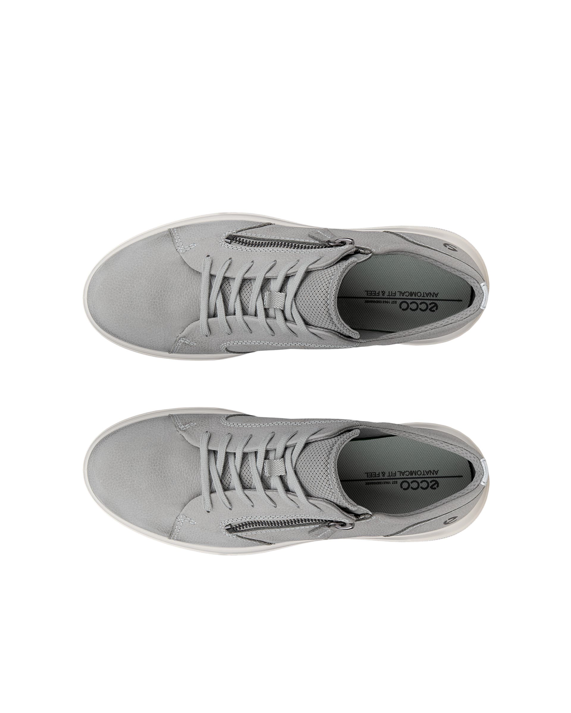 ECCO® MOVE sneakers i nubuck til damer - Grå - Top left pair