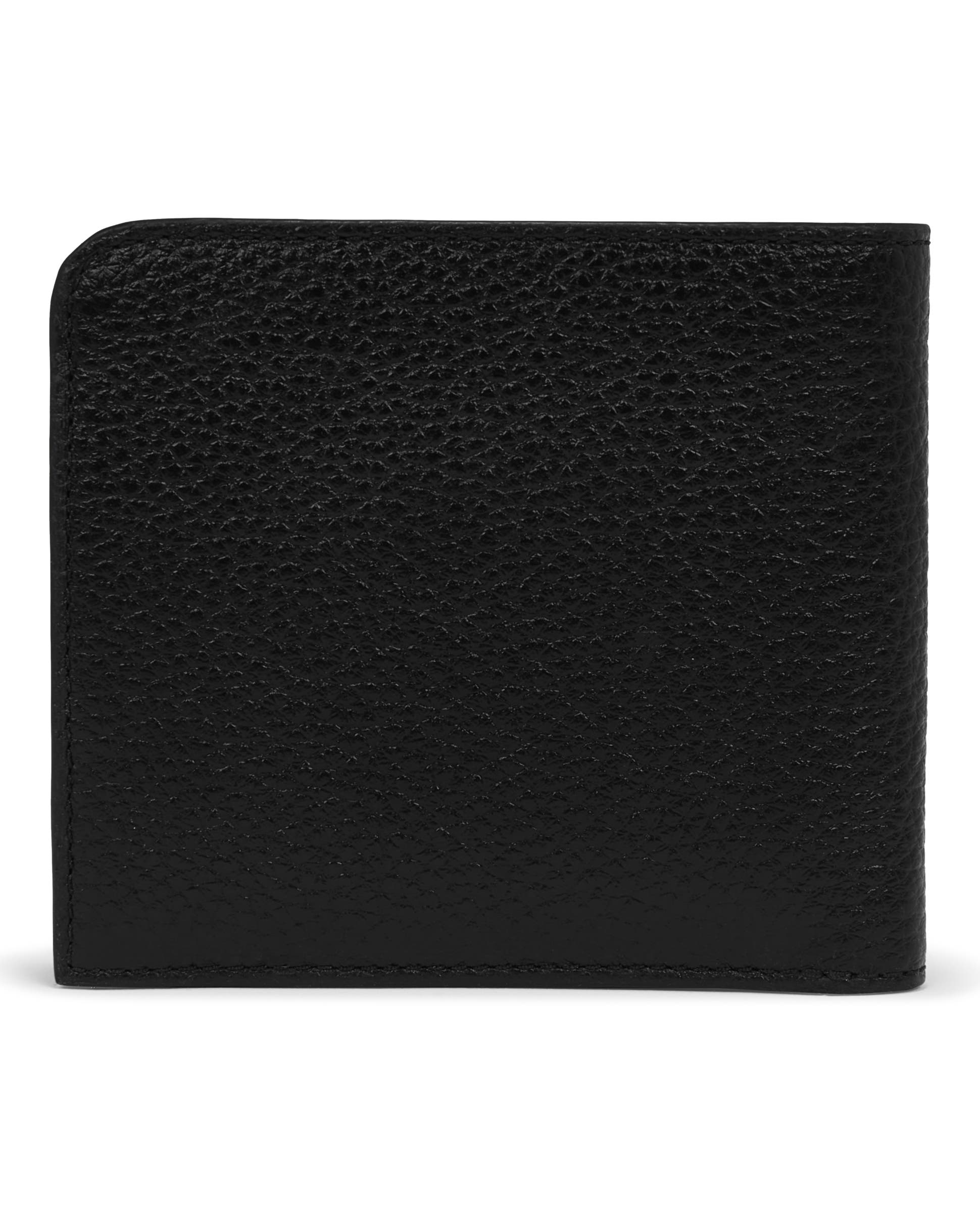 ECCO® Small Leather Wallet - Black - Back
