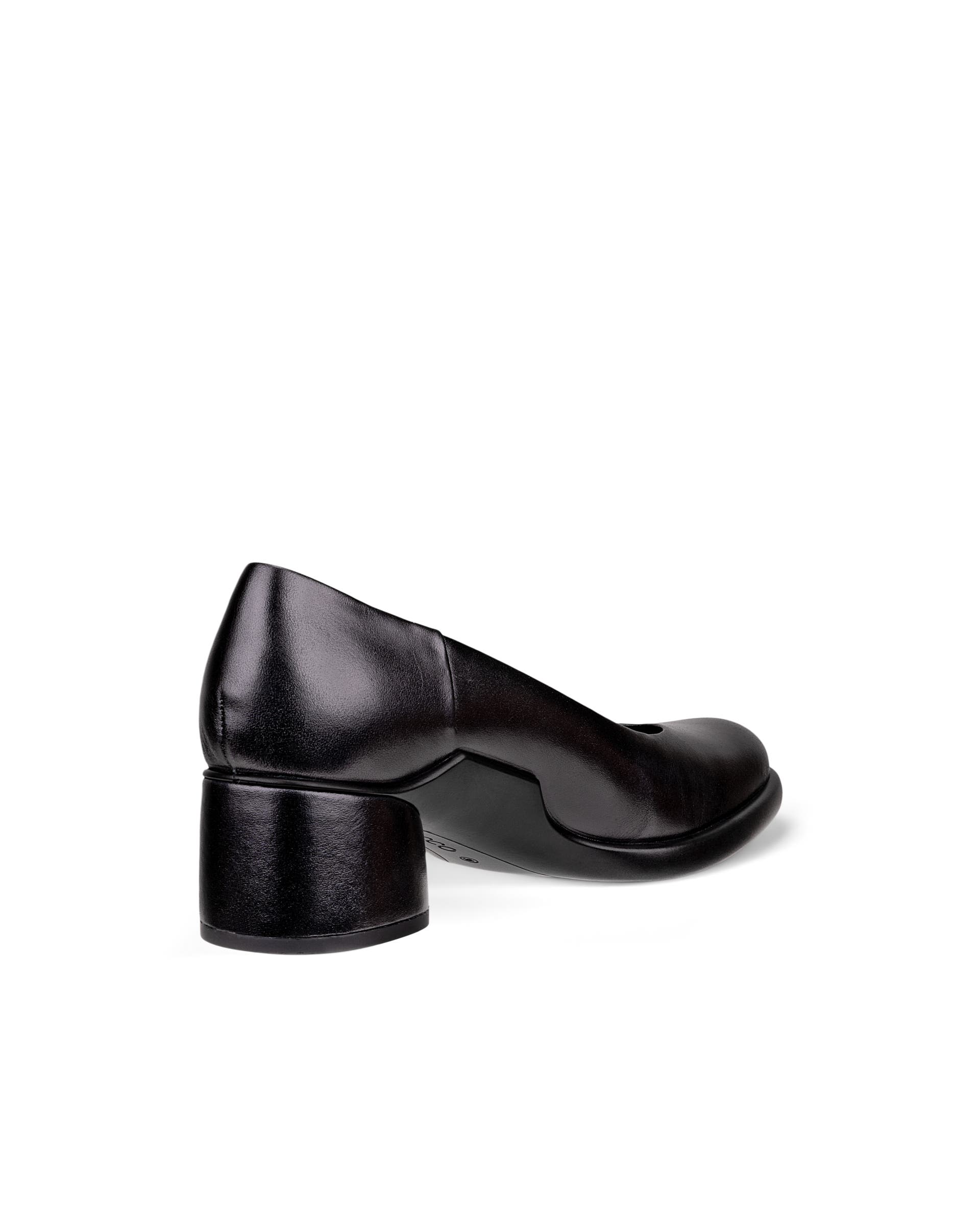 ECCO® SCULPTED LX 35 Damen Lederpumps mit Blockabsatz - Silber - Back