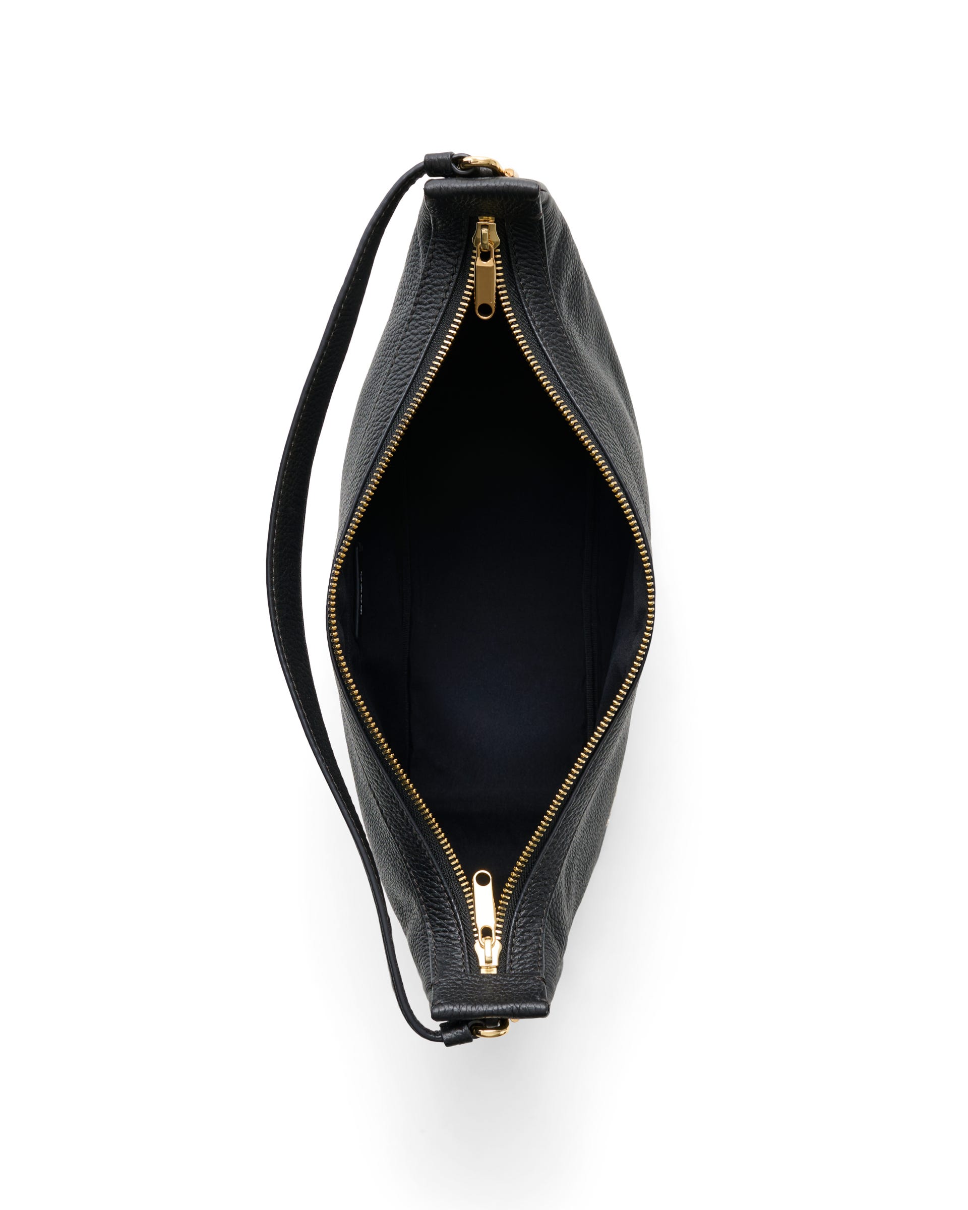 ECCO® Hobo bőr hobo táska - Fekete - Birdeye