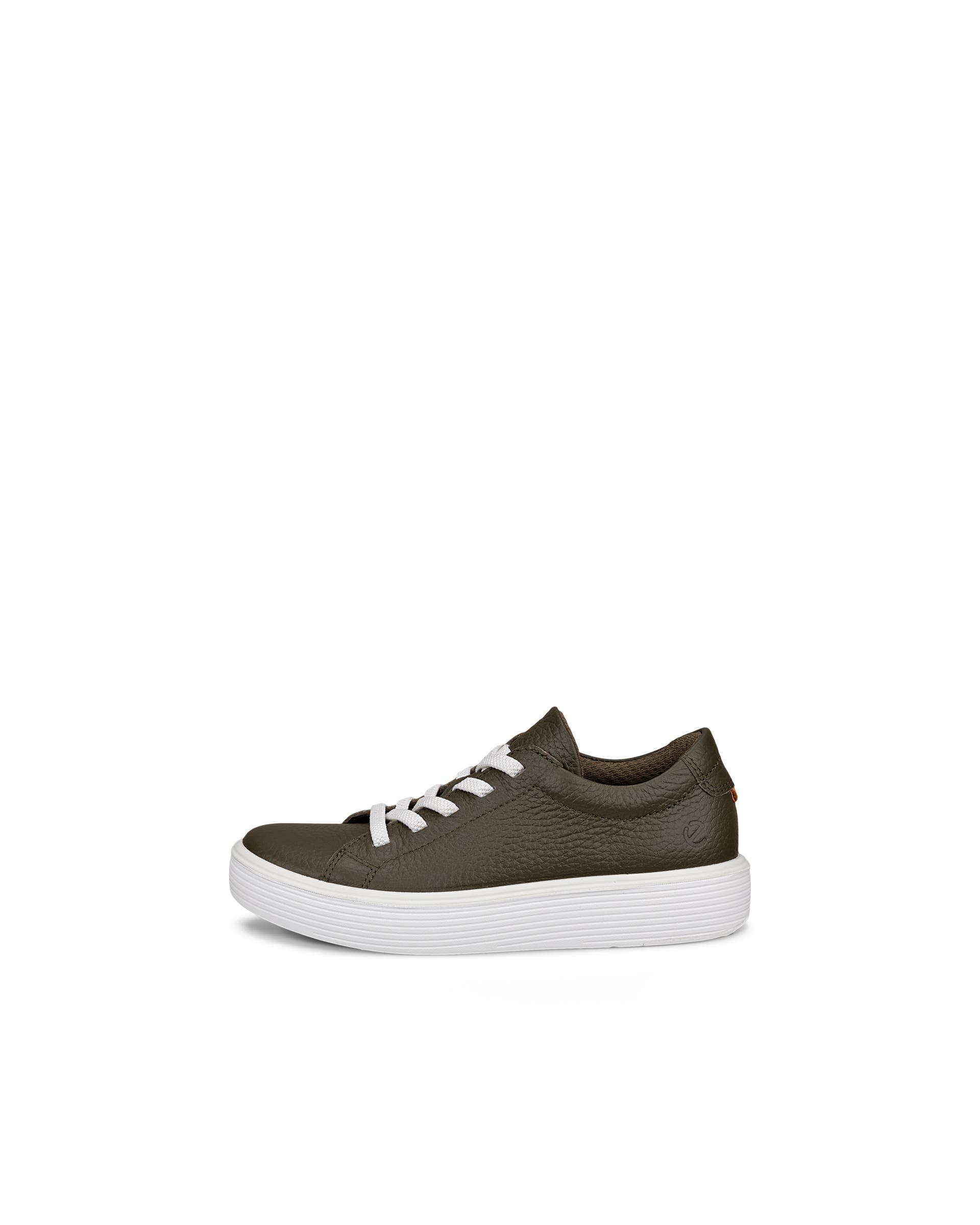 Kids' ECCO® Soft 60 Leather Sneaker - Green - Outside