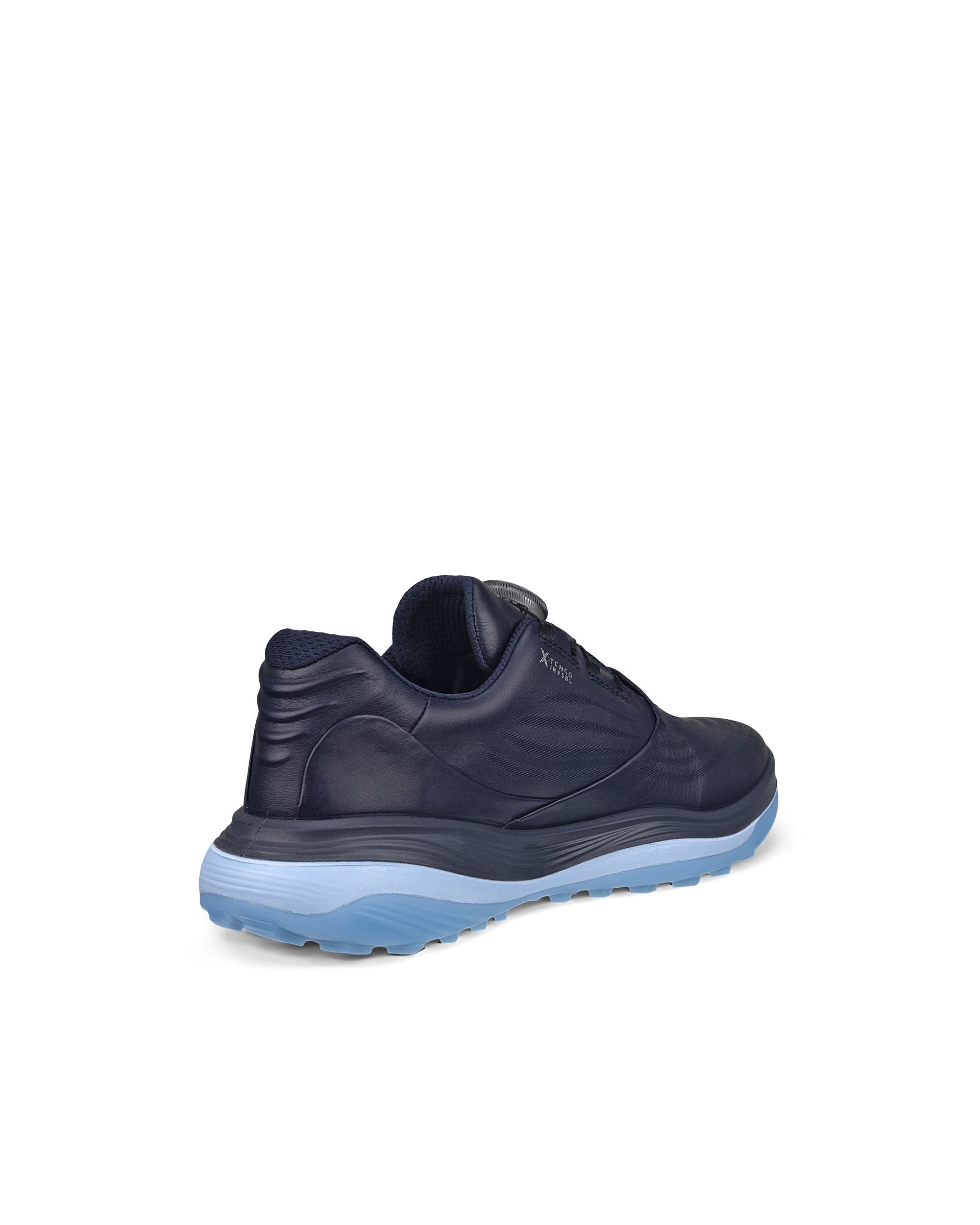 Dámské kožená golfová voděodolná obuv ECCO® Golf LT1 - Modrá - Back