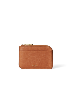 ECCO Card Case Zipped — Brown 1