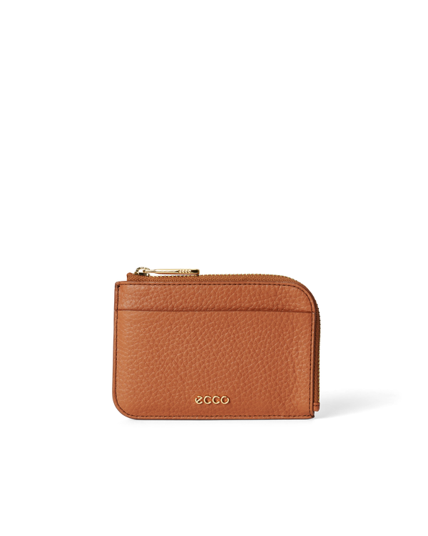 ECCO Card Case Zipped — Brown