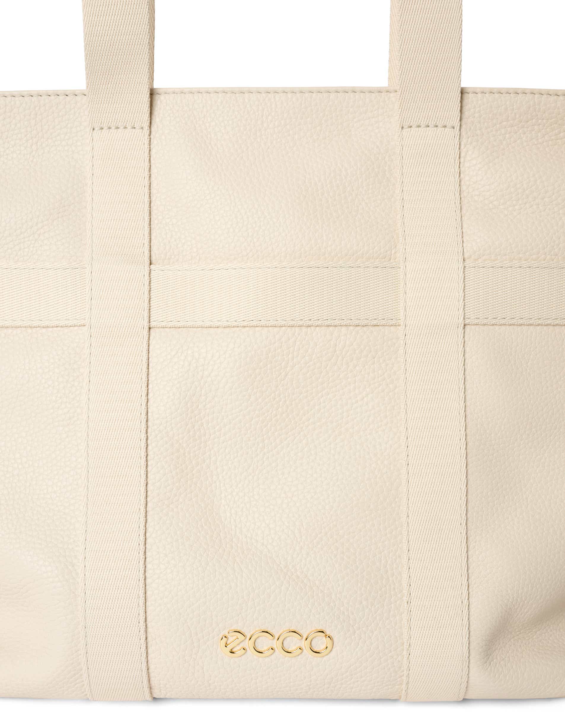 ECCO Tote Globetrotter レザートートバッグ - ベージュ - Detail-1
