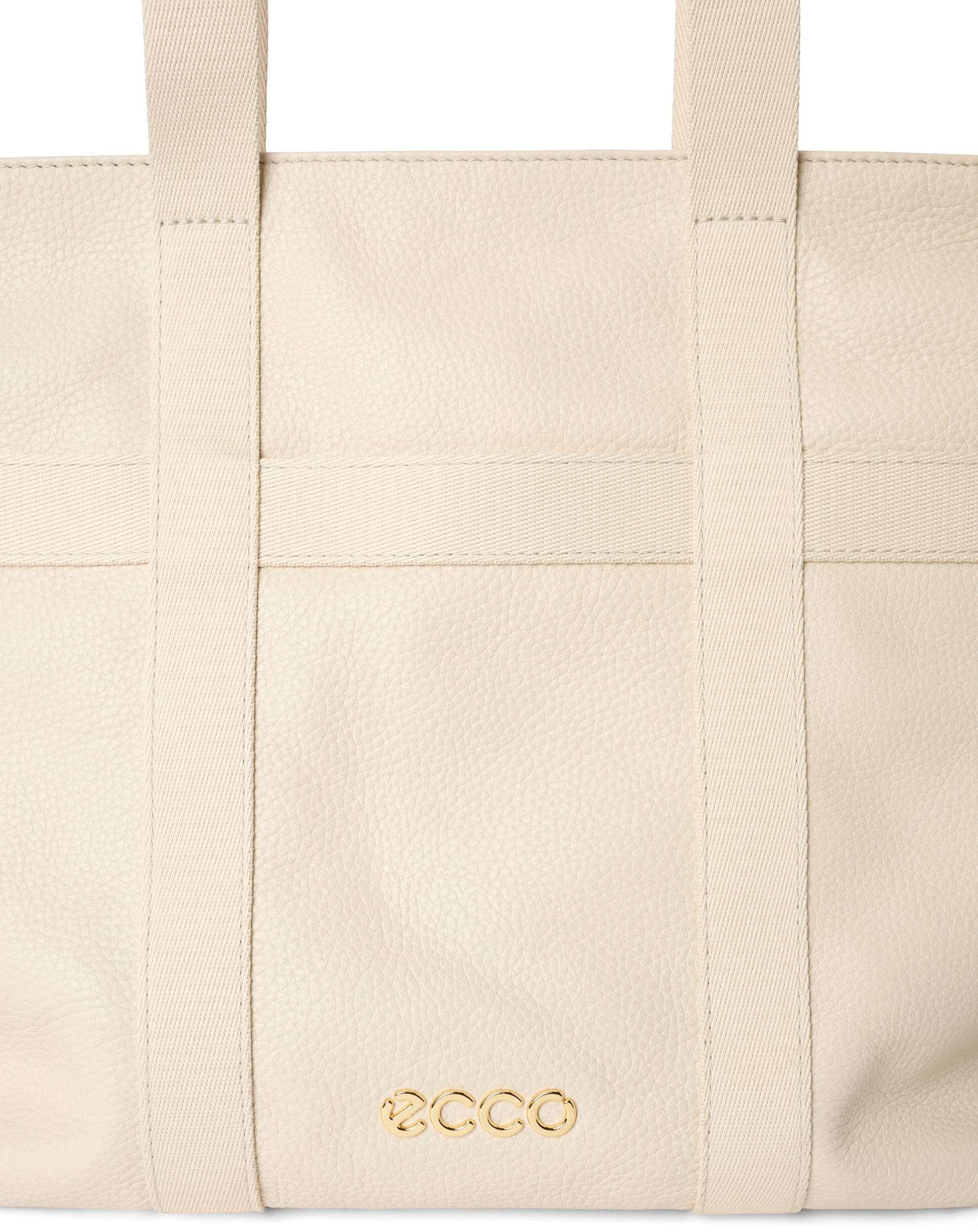 ECCO Tote Globetrotter レザートートバッグ - ベージュ - Detail-1