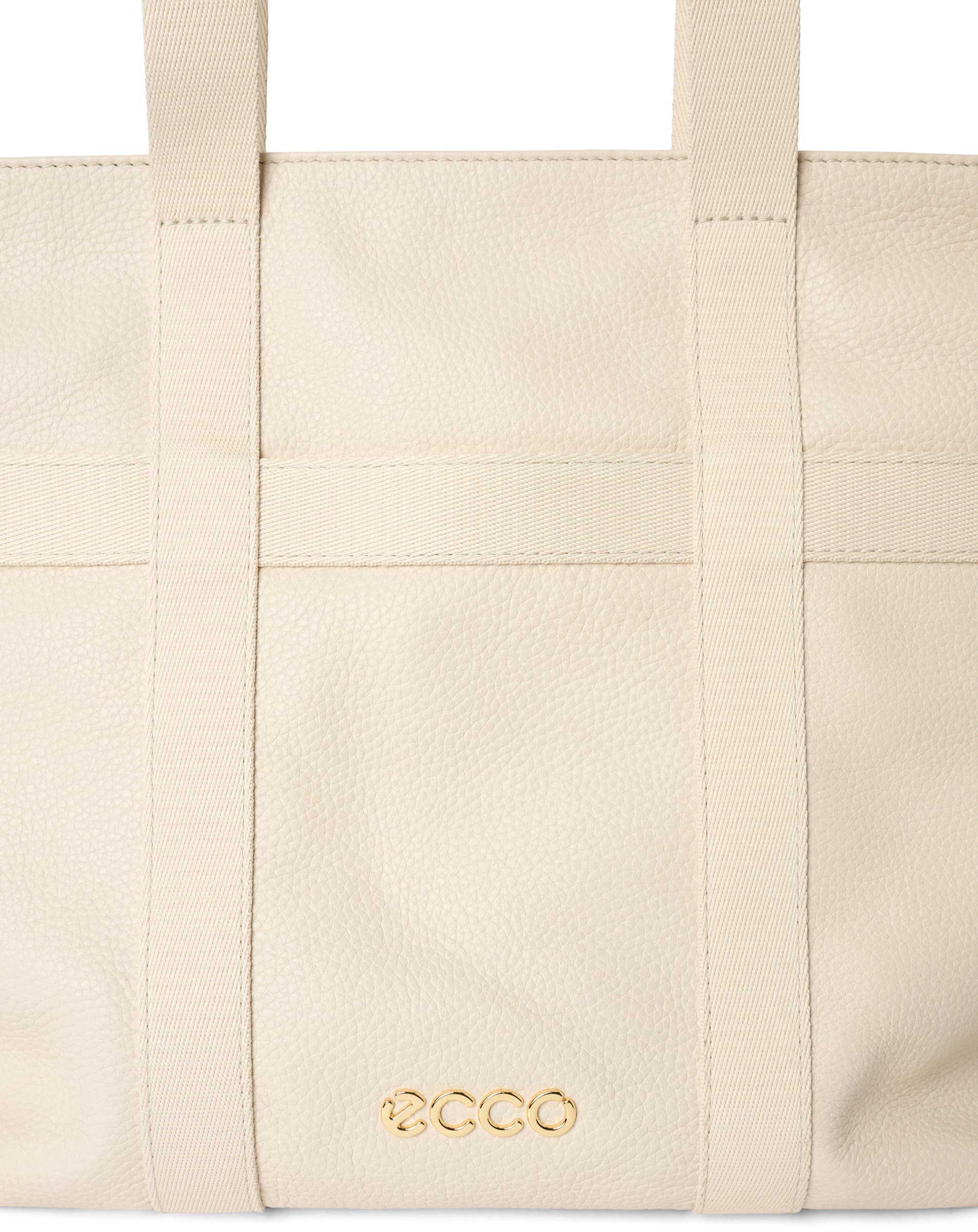 ECCO Tote Globetrotter レザートートバッグ - ベージュ - Detail-1