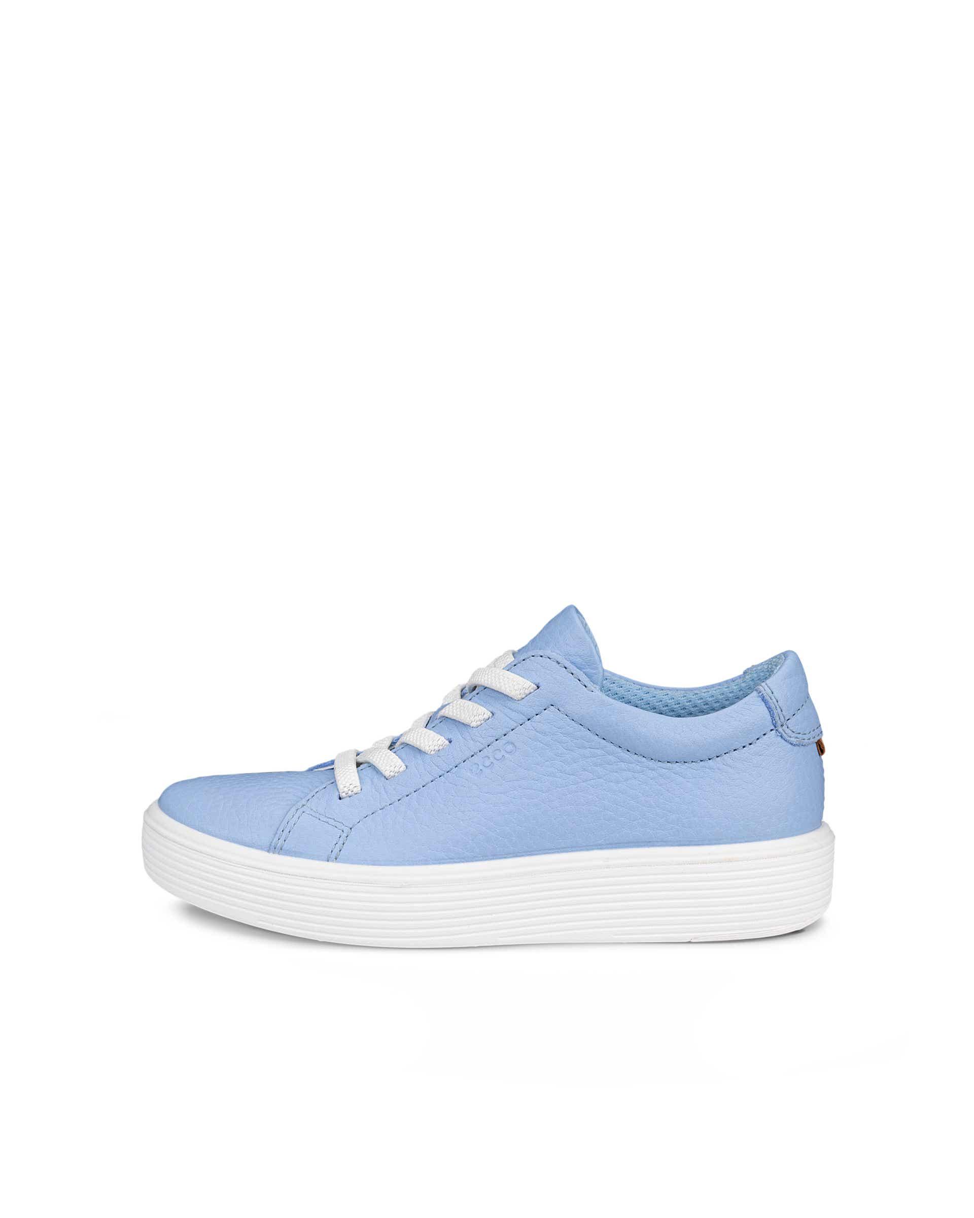 ECCO® Soft 60 Kinder Ledersneaker - Blau - Outside