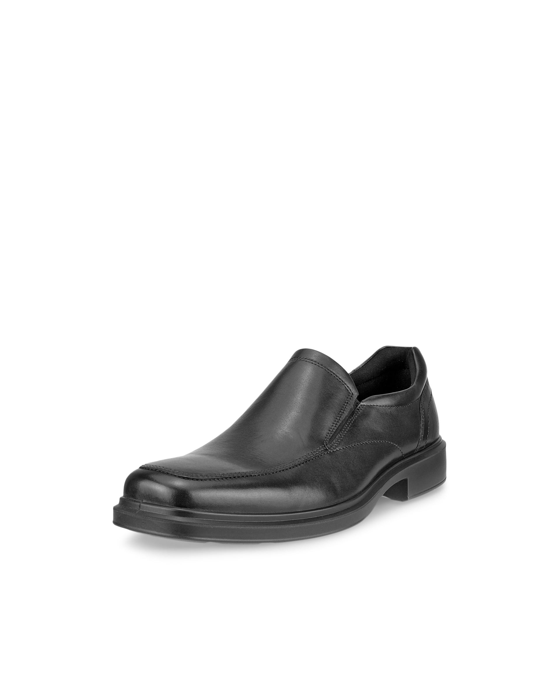 ECCO® Helsinki 2 chaussures habillée sans lacet en cuir pour homme - Noir - Main