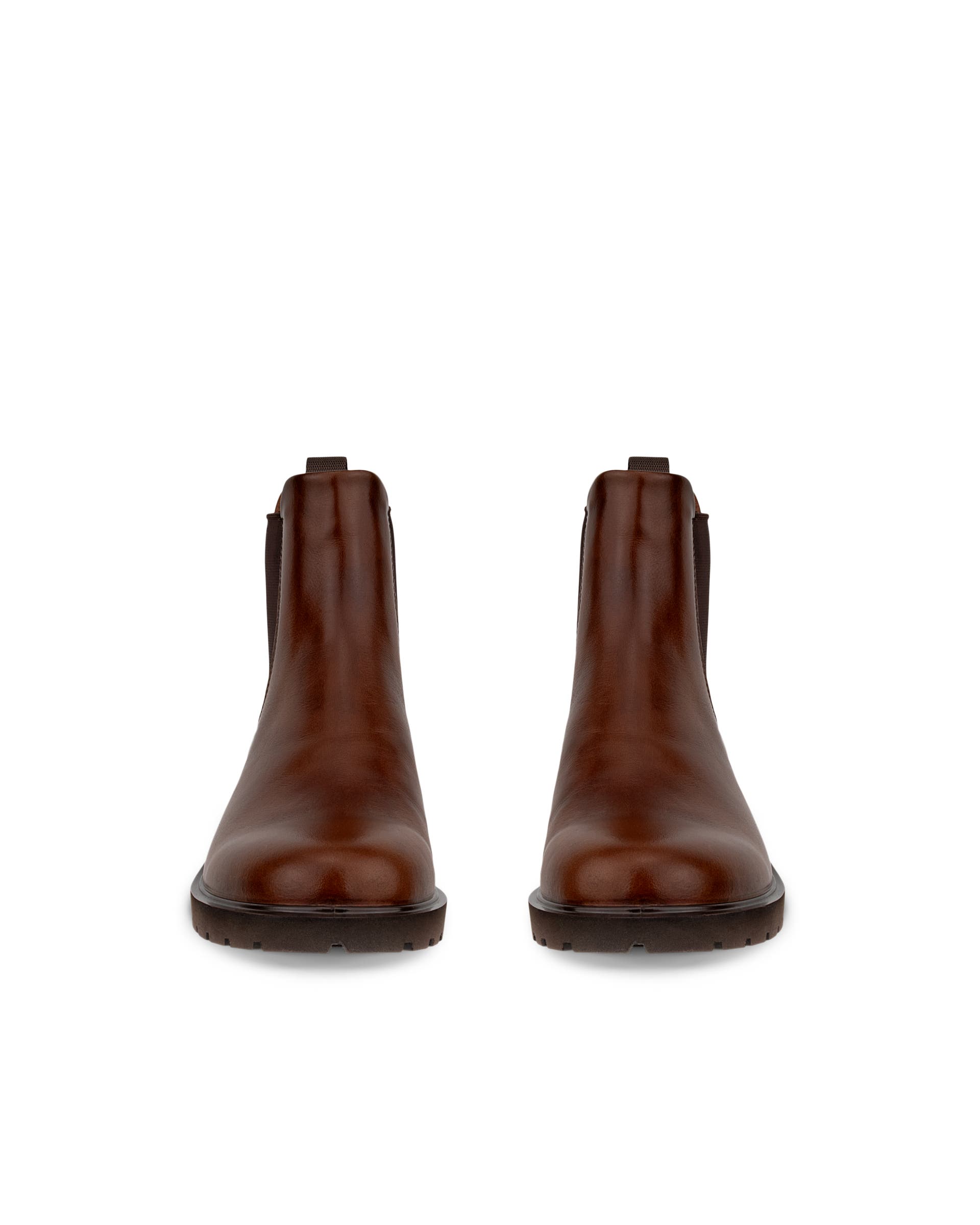 Women's ECCO® Metropole Vienna Leather Chelsea Boot - Brown - Front pair