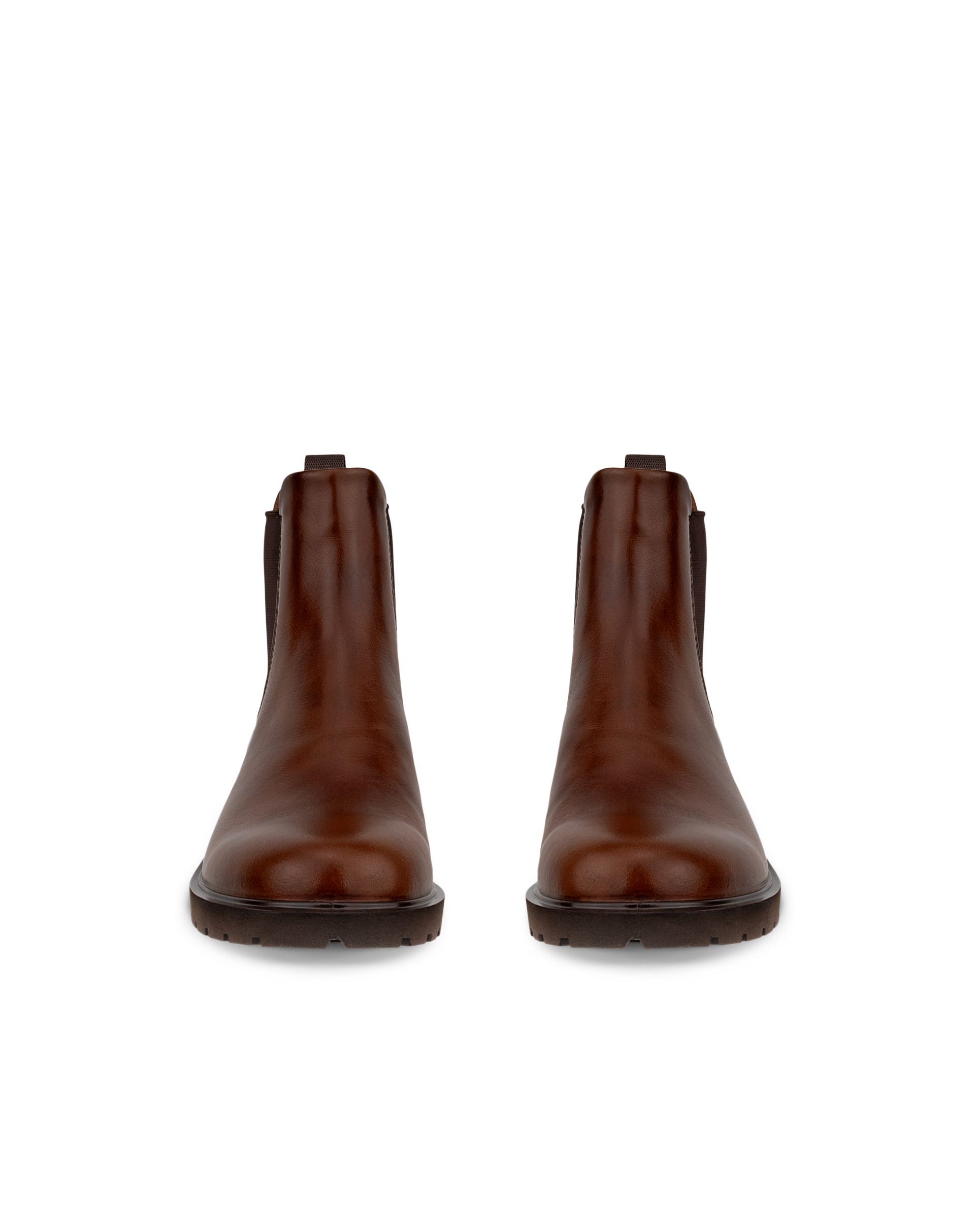 Women's ECCO® Metropole Vienna Leather Chelsea Boot - Brown - Front pair