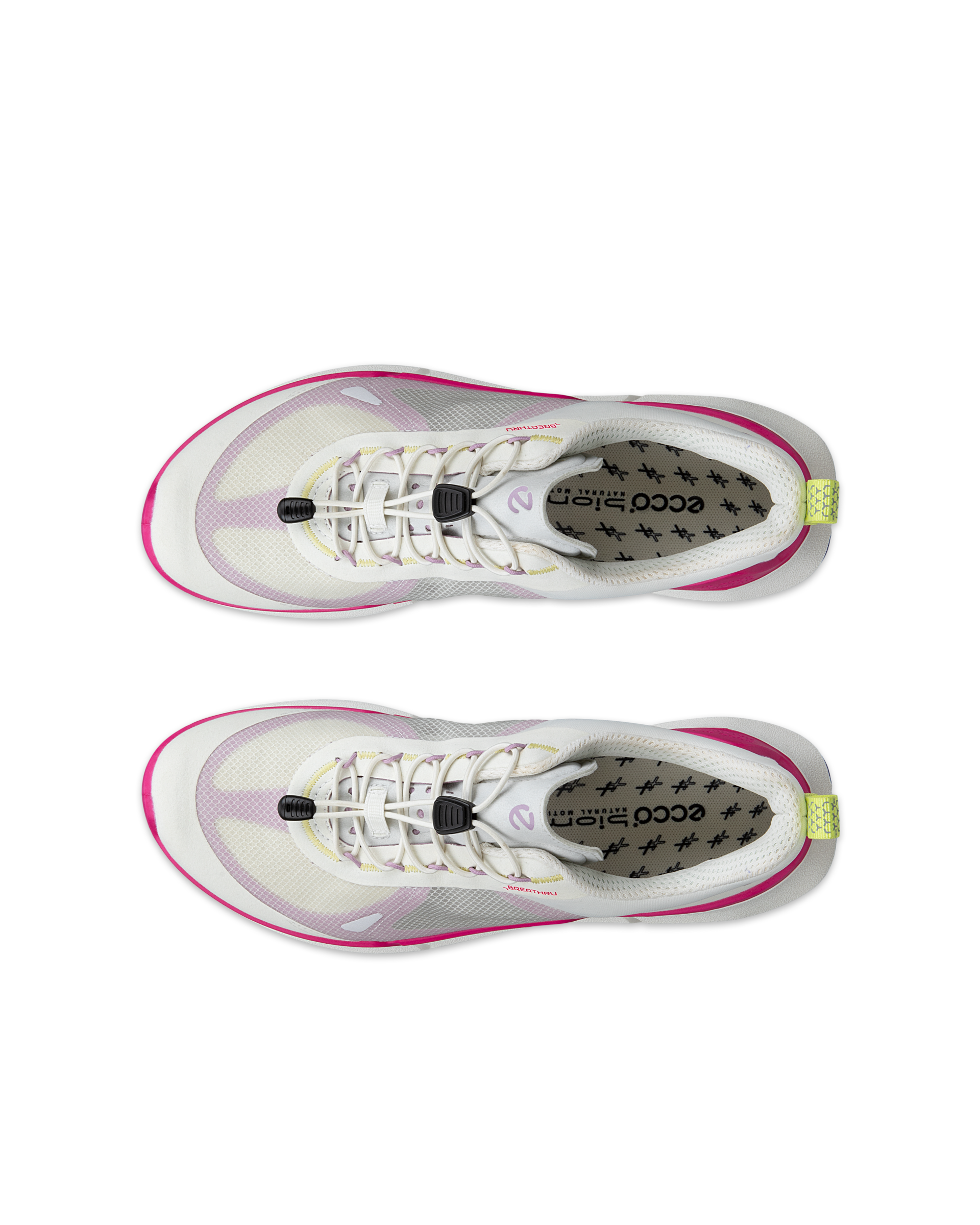 Women's ECCO® BIOM 2.2 Textile Trainer - White - Top left pair