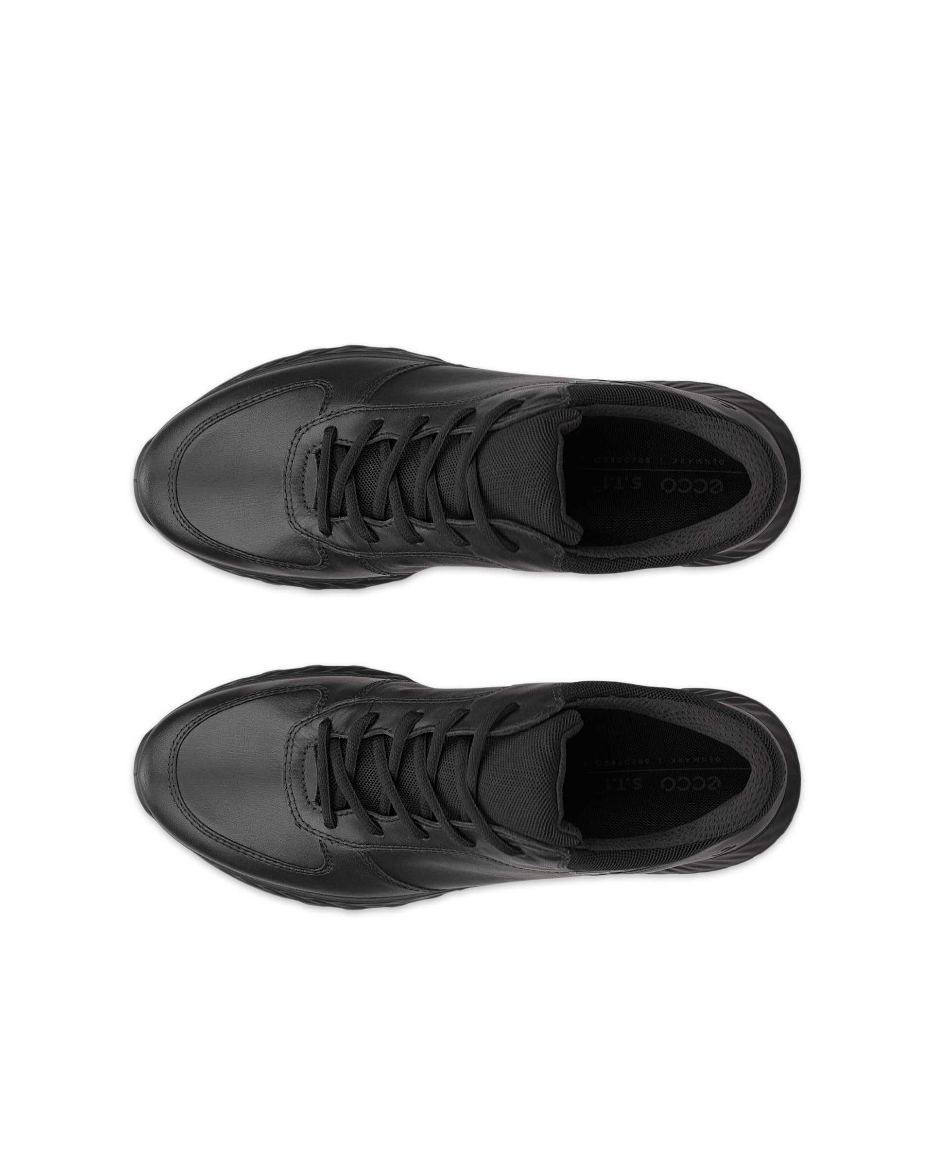 Dámske outdoorové kožené tenisky Gore-Tex ECCO® Exostride - Čierna - Top left pair