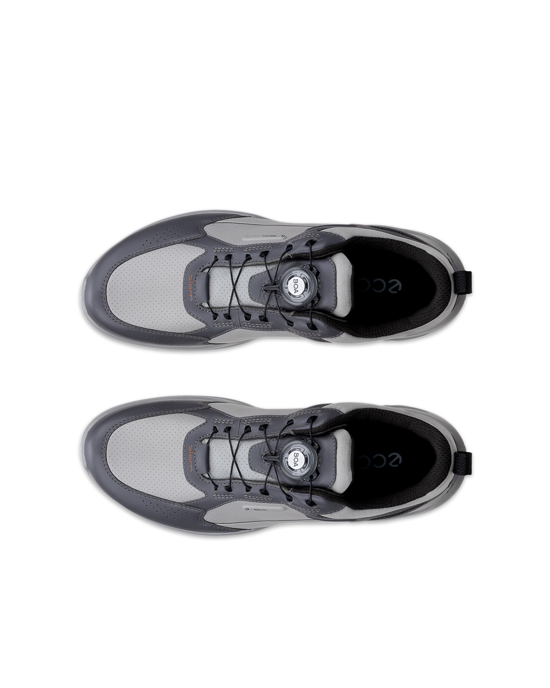 Men's ECCO® Golf Biom H6 BOA Leather Waterproof Shoe | Gray