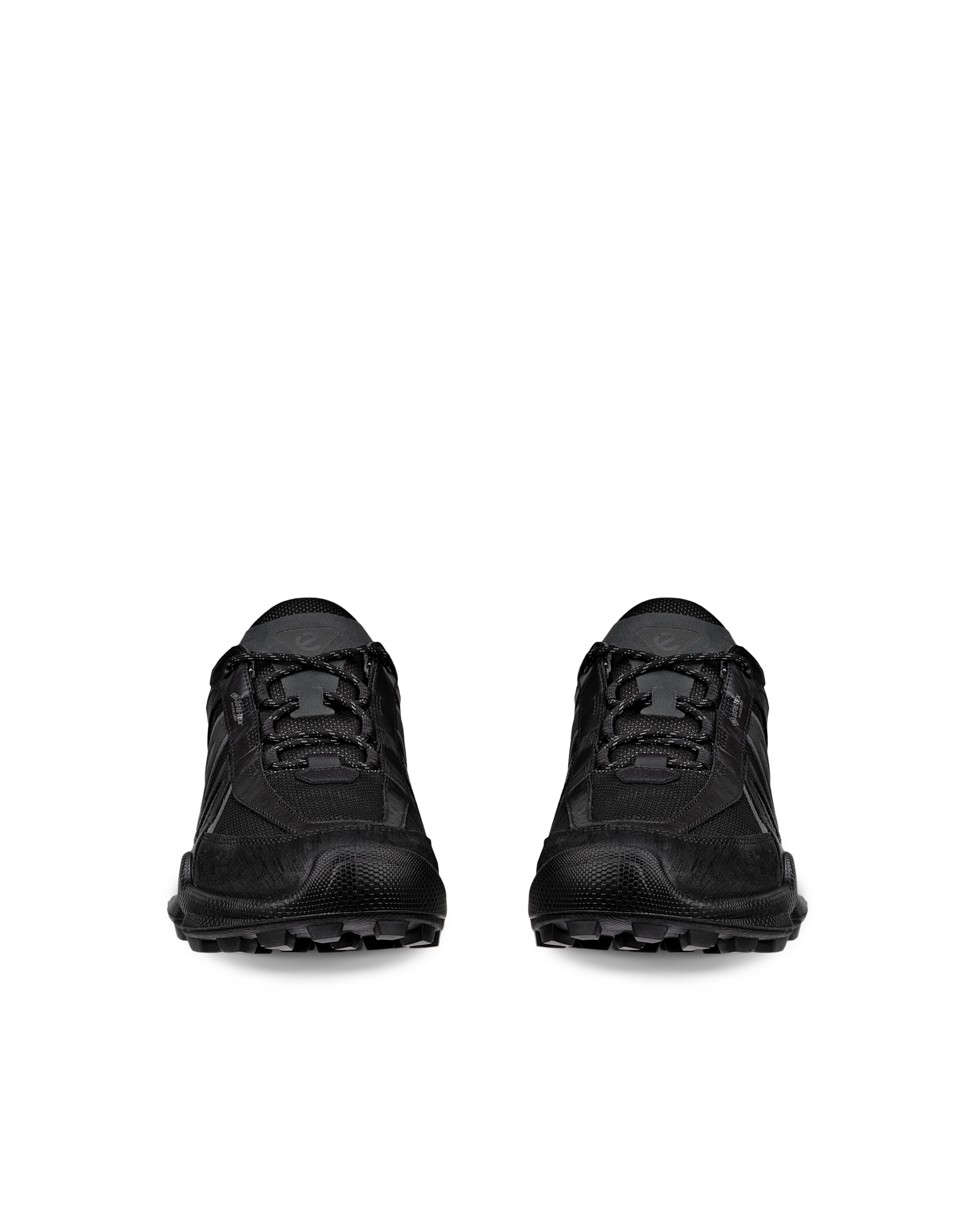 ECCO® BIOM C-TRAIL Gore-Tex sneaker i tekstil til herrer - Sort - Front pair