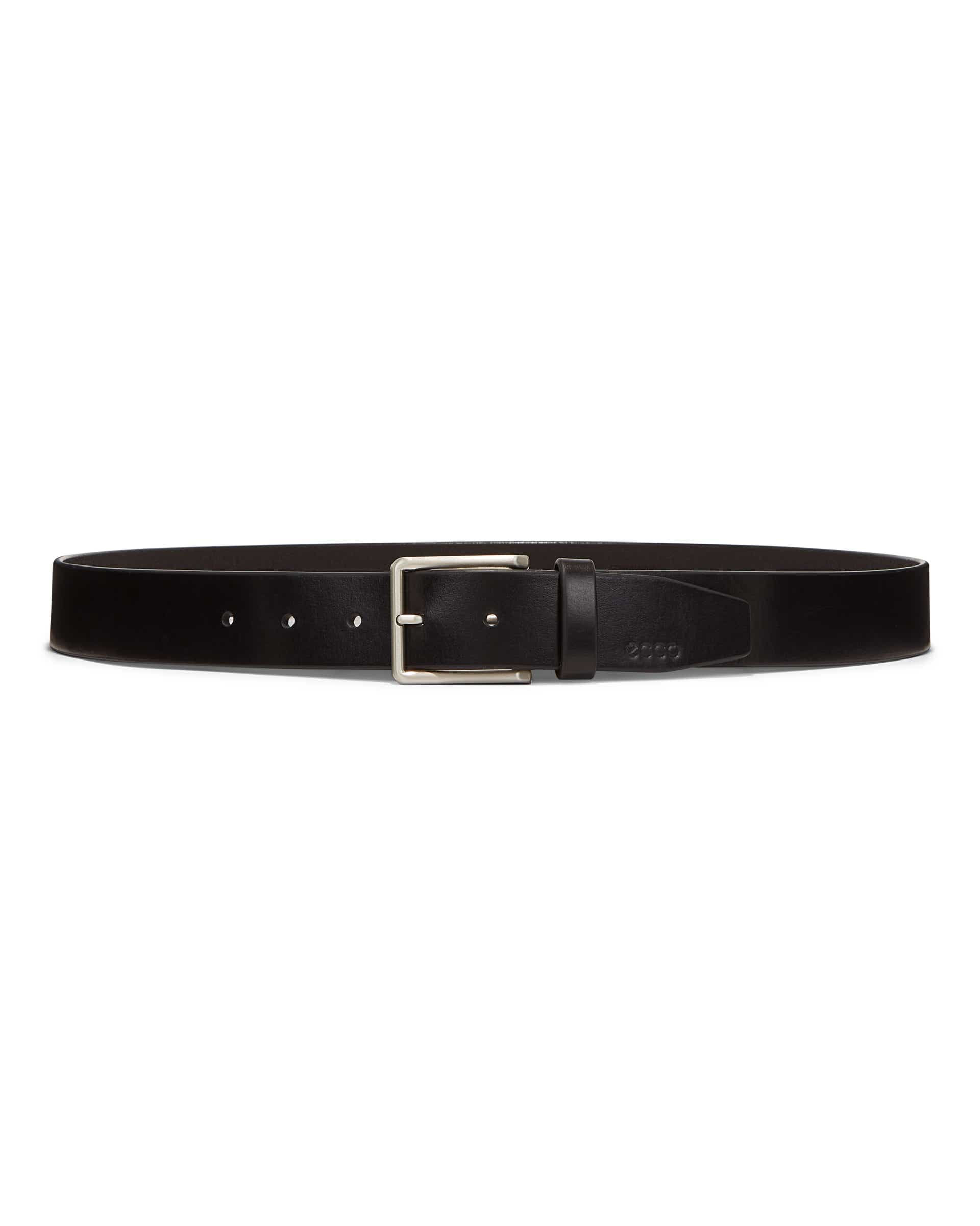 Men's ECCO® Leather Belt - Black - Main