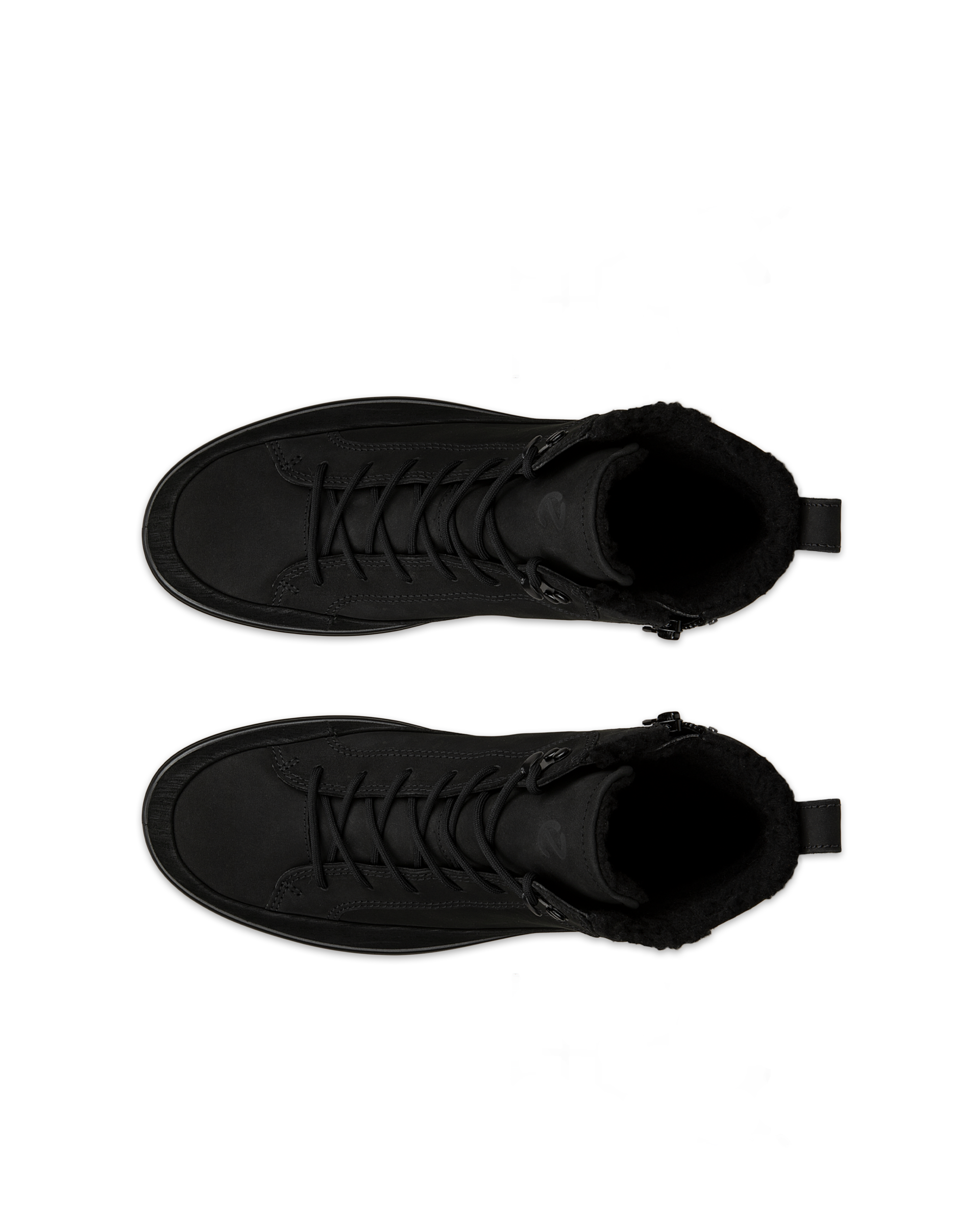 ECCO® Soft 7 Tred Herren Halbhoher Stiefel aus Leder mit Gore-Tex - Schwarz - Top left pair