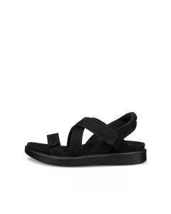 ECCO Soft Sandal — Black 1
