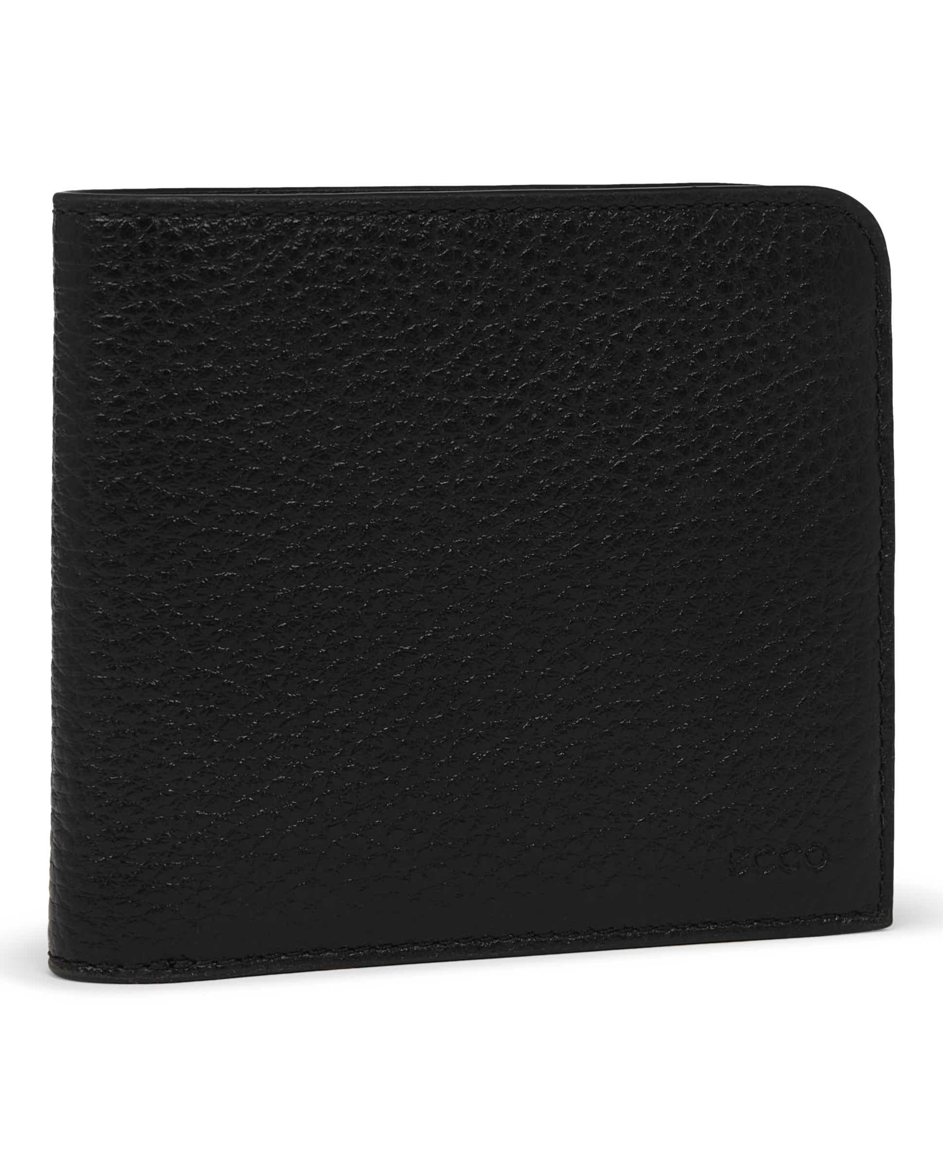 ECCO® Small Leather Wallet - Black - Main
