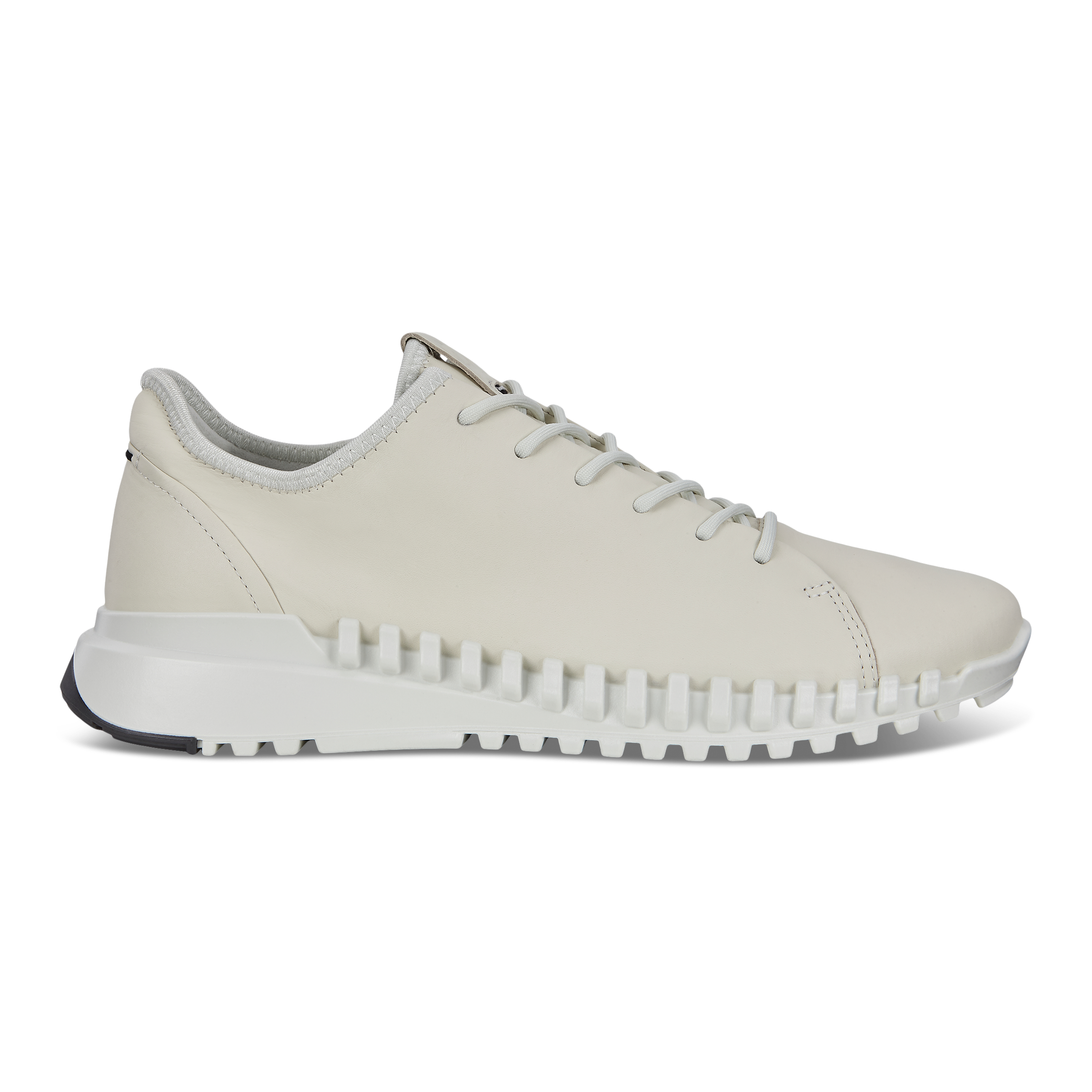 ECCO Zipflex Low メンズ レザースニーカー | ホワイト