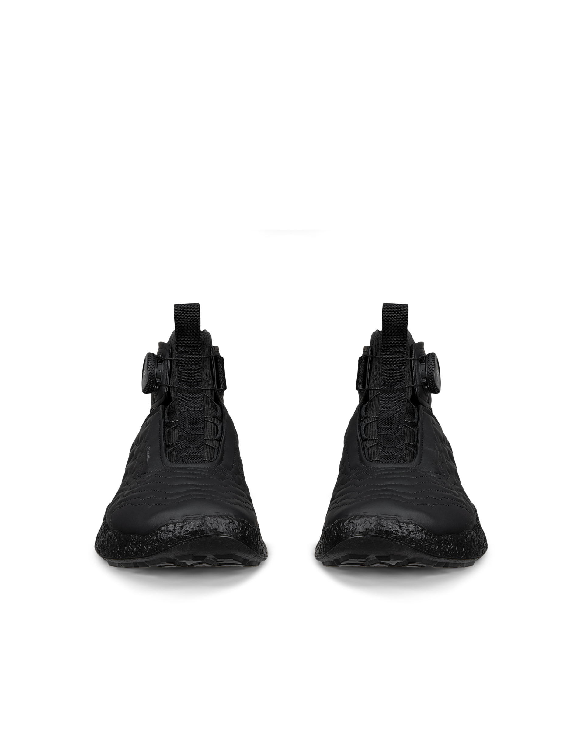 Men's ECCO® Golf Biom H5 BOA Leather Waterproof High-Top Shoe | Black