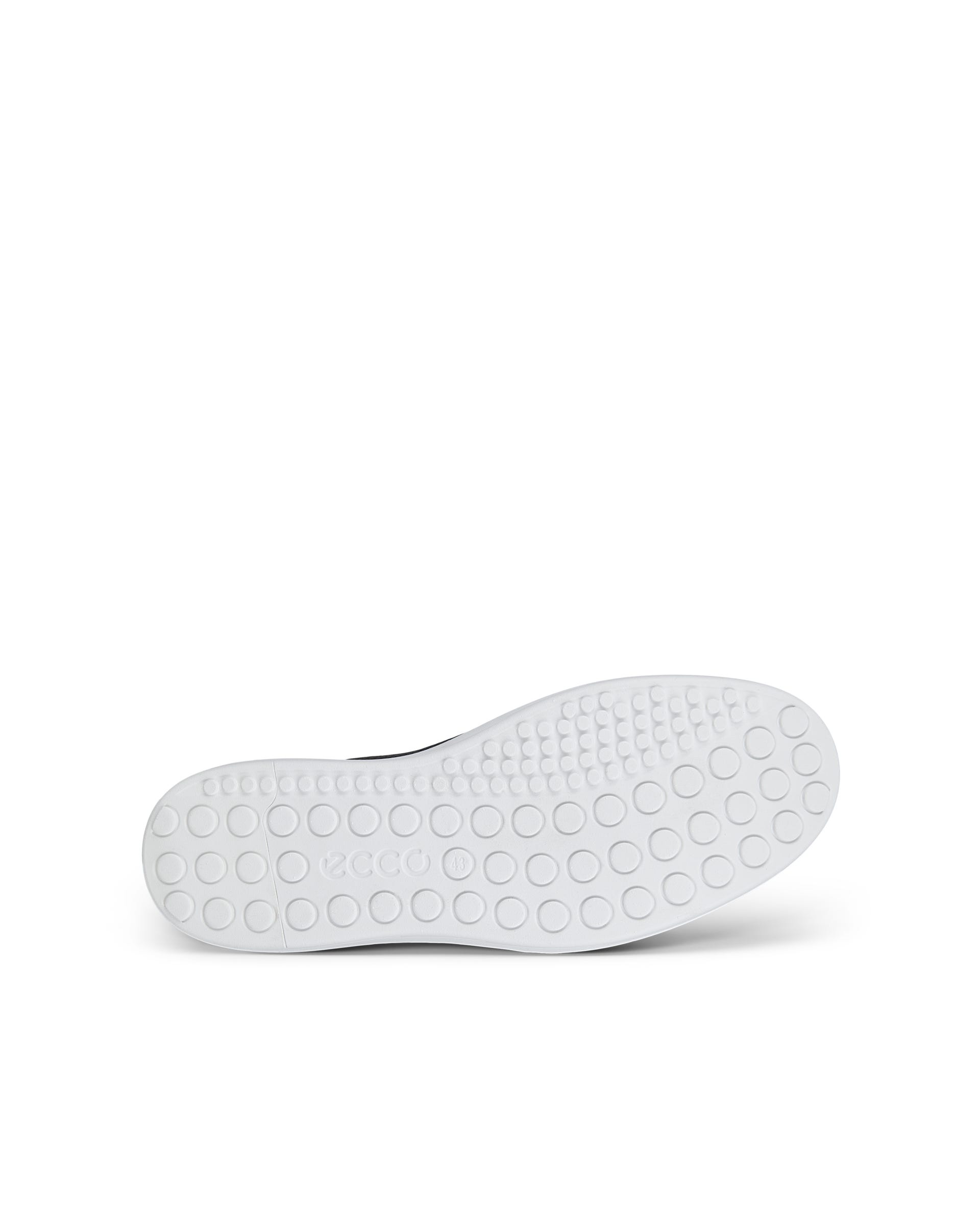 ECCO Soft 60 メンズ レザースニーカー - ブラック - Sole