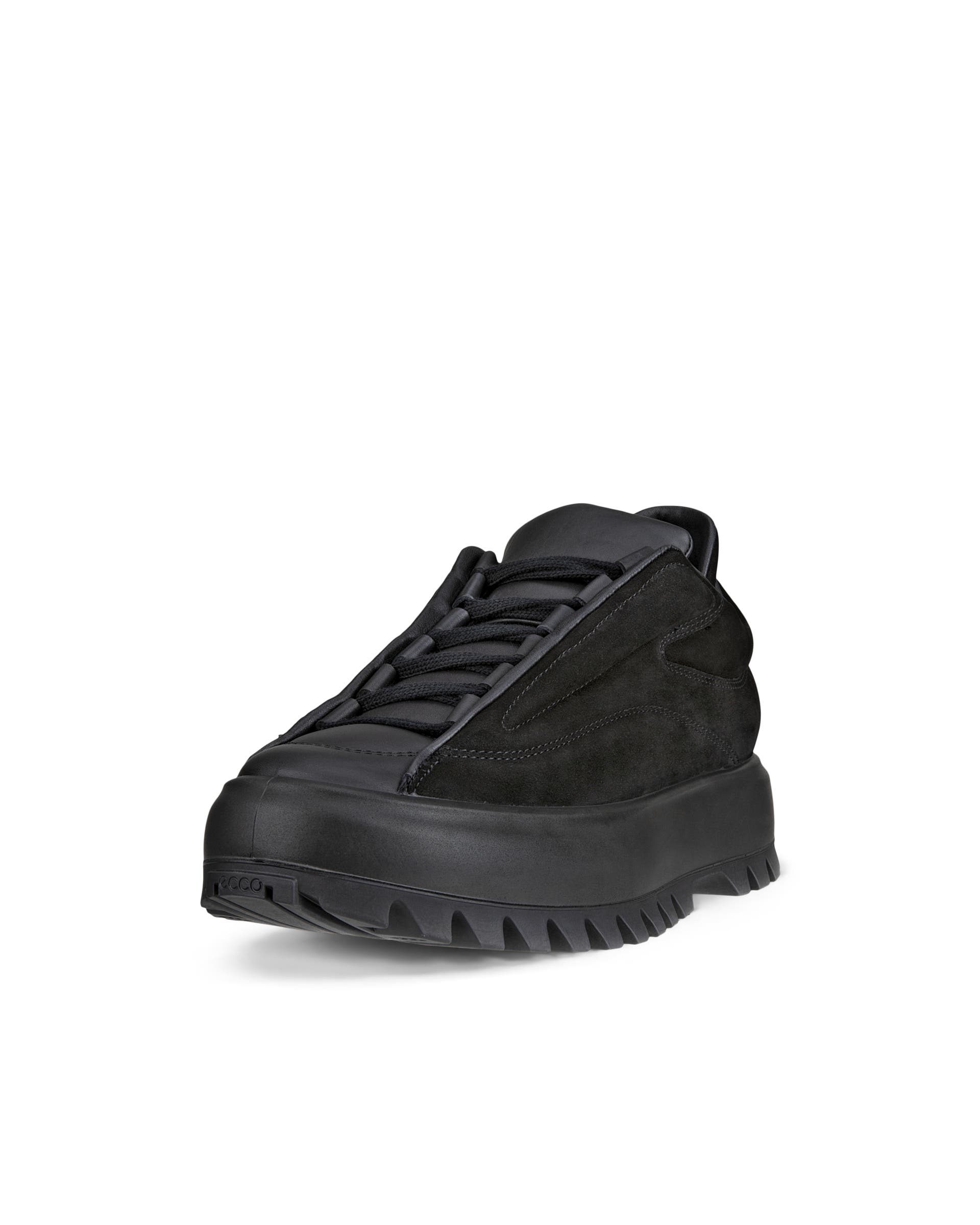 ECCO STREET ACE RAL7000 WOMENS ウィメンズ ヌバックスニーカー - ブラック - Main