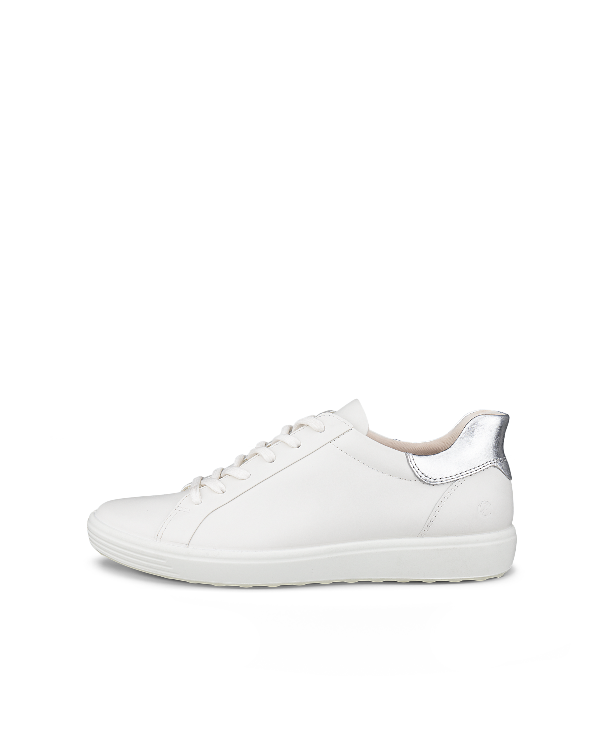 ECCO® Soft 7 Damen Ledersneaker - Weiß - Outside