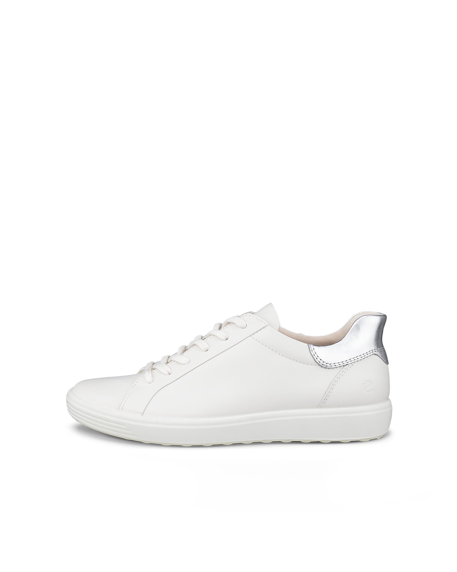 ECCO® Soft 7 baskets en cuir pour femme - Blanc - Outside