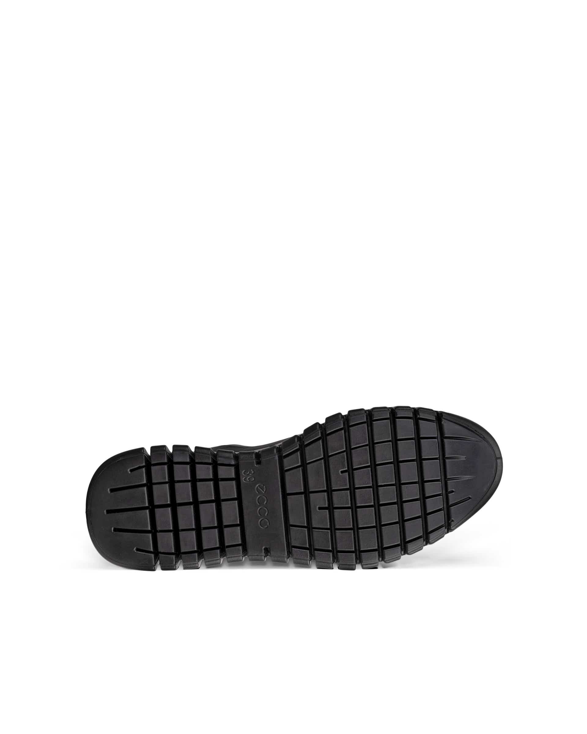 ECCO Gruuv ウィメンズ レザースニーカー - ブラック - Sole