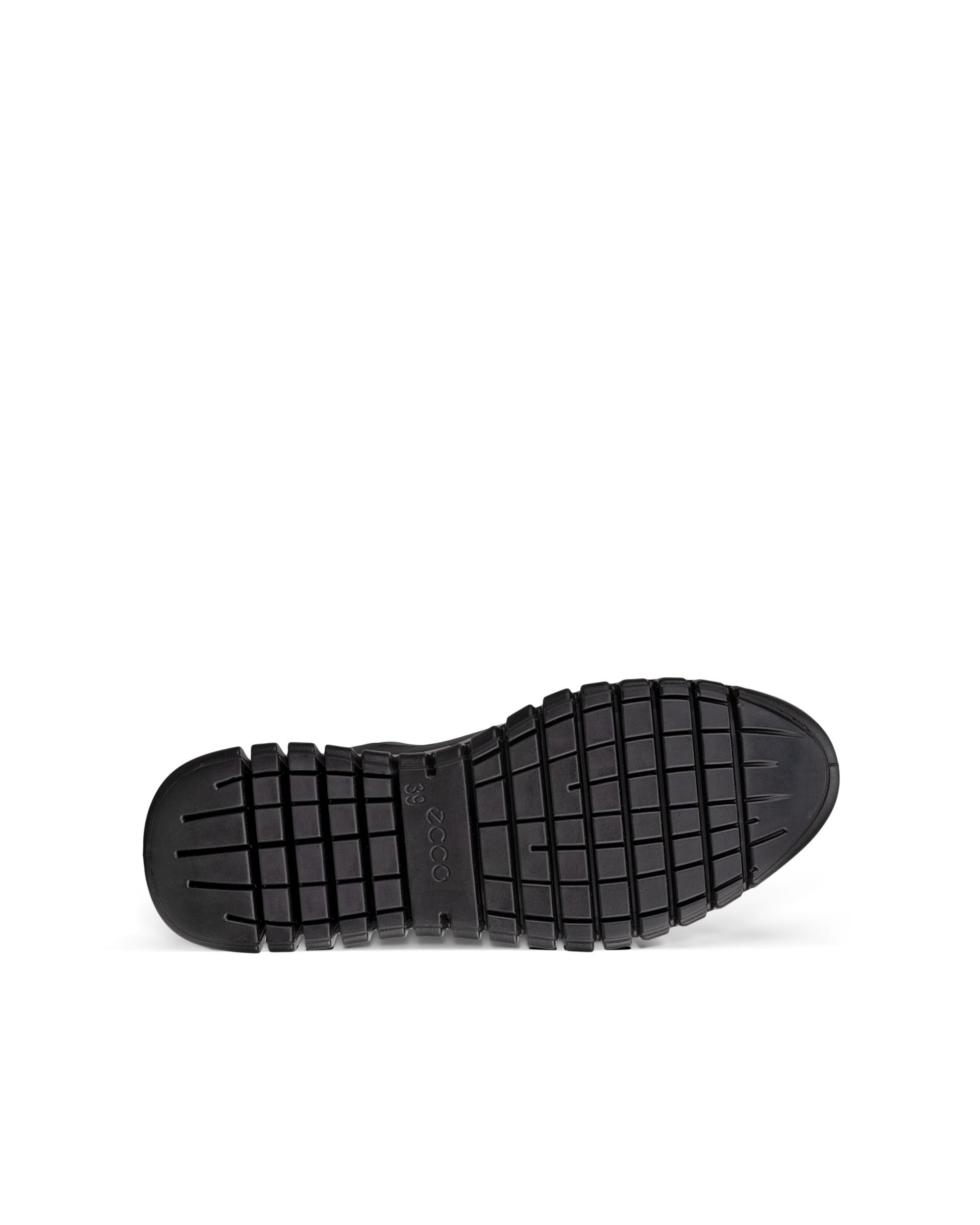 ECCO Gruuv ウィメンズ レザースニーカー - ブラック - Sole