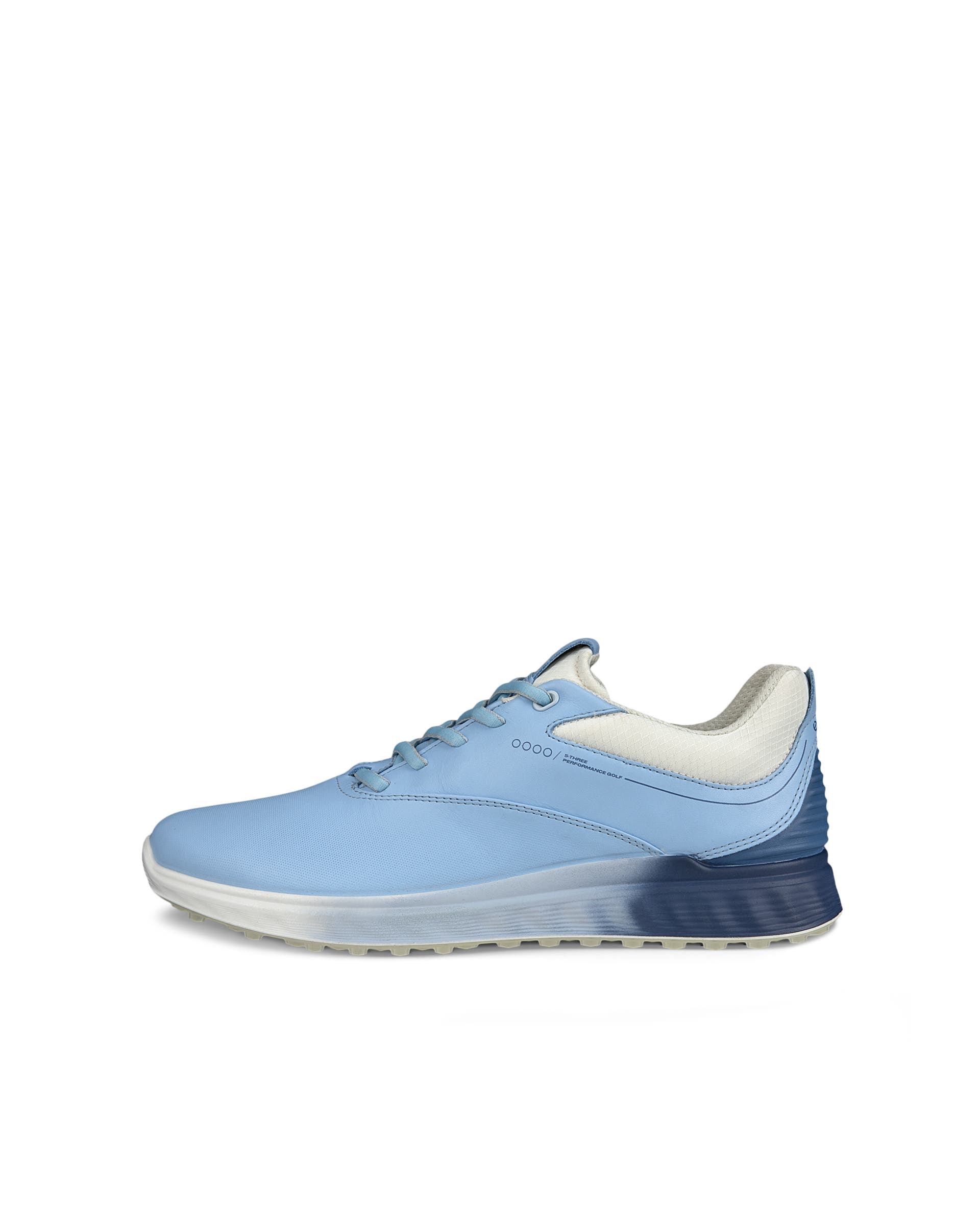 ECCO S-THREE LACE WOMEN'S GOLF SHOE - Blue - Outside