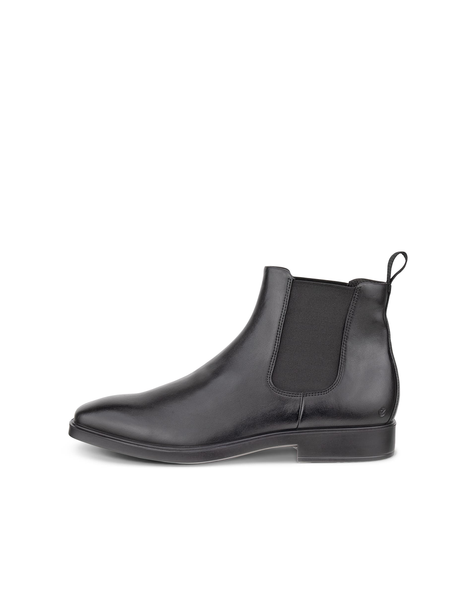 ECCO® METROPOLE MILAN botte Chelsea en cuir pour homme - Noir - Outside