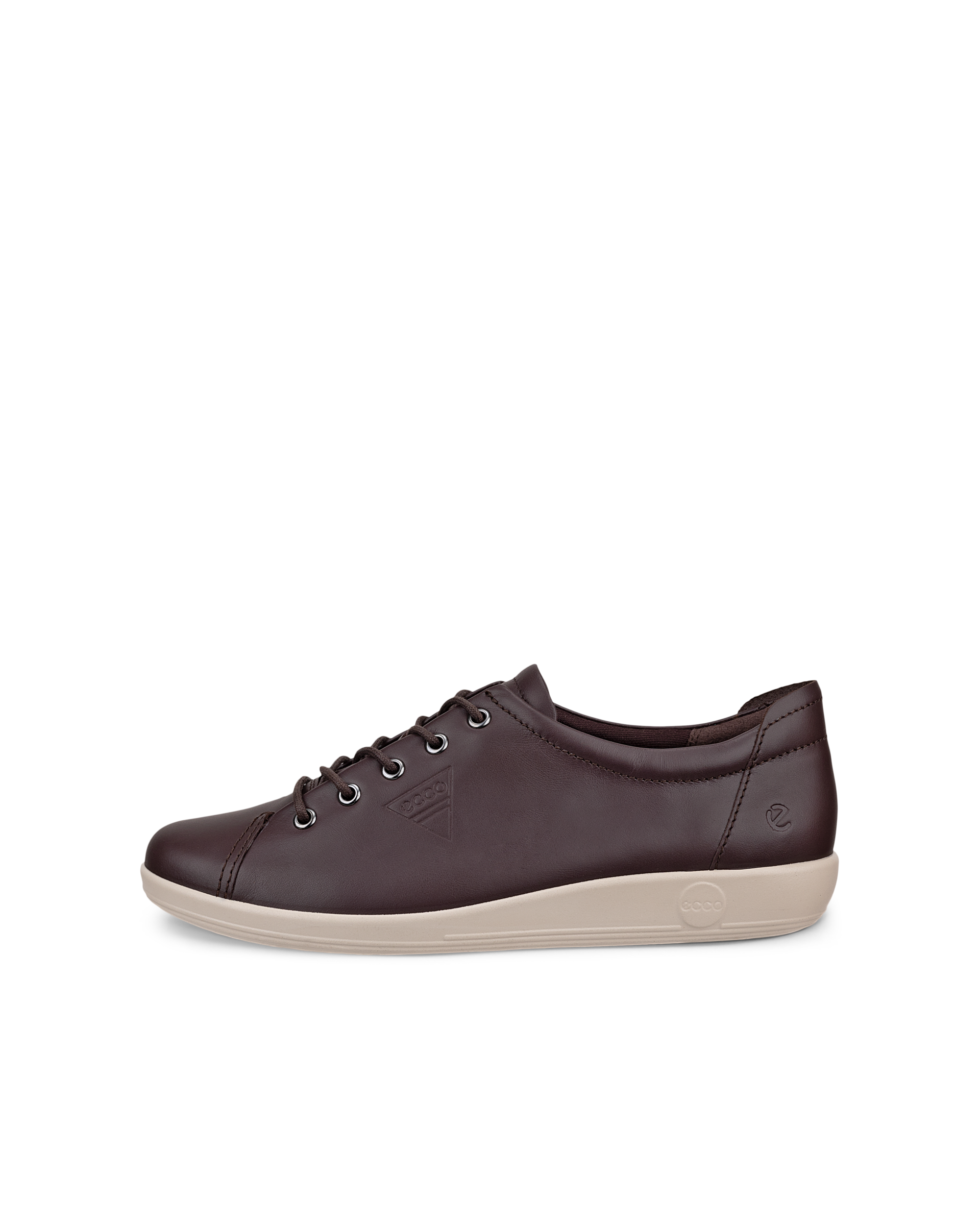 ECCO® Soft 2.0 Skinn promenadsko dam - Brun - Outside