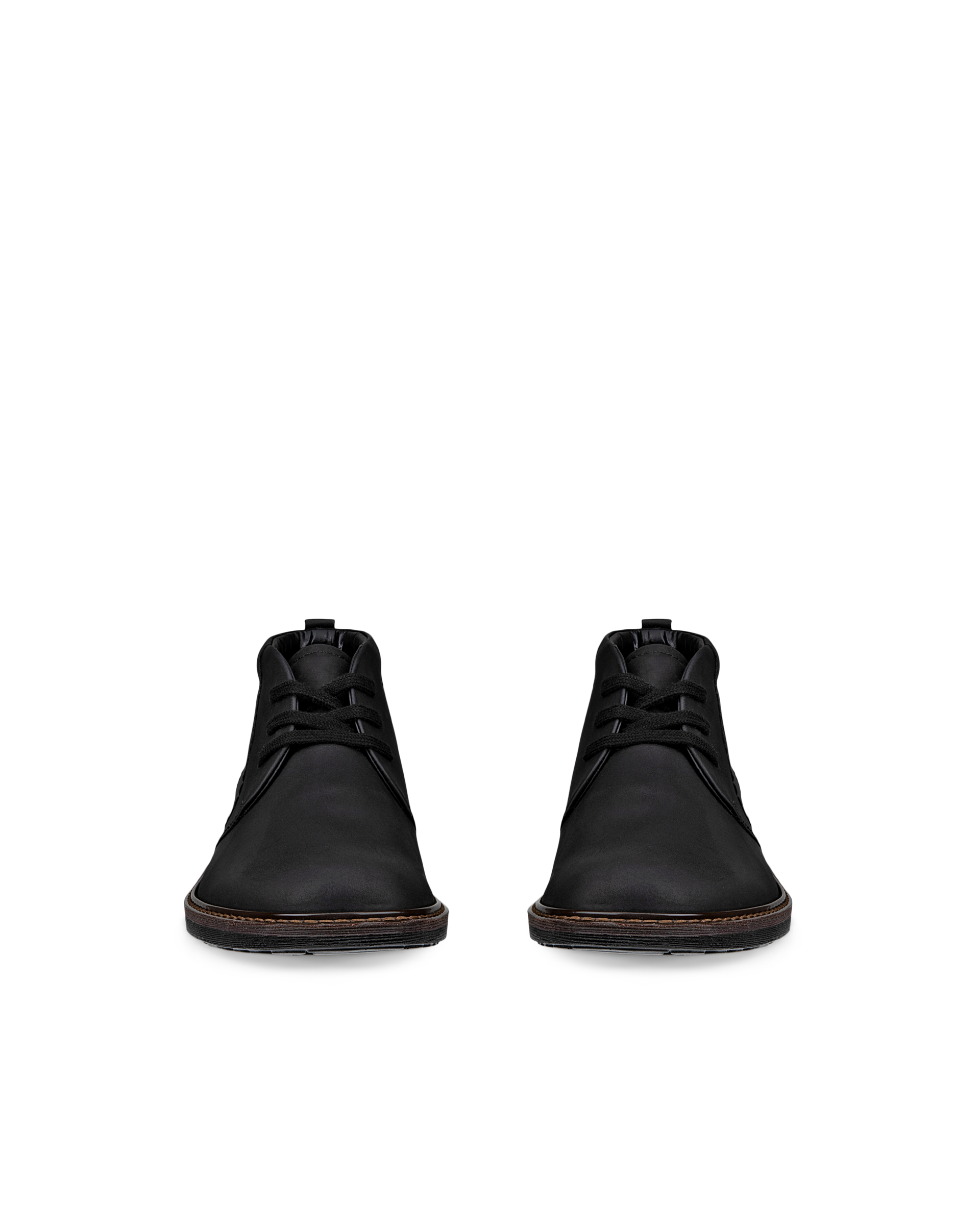 Men's ECCO® Turn Nubuck Gore-Tex Ankle Boot - Black - Front pair